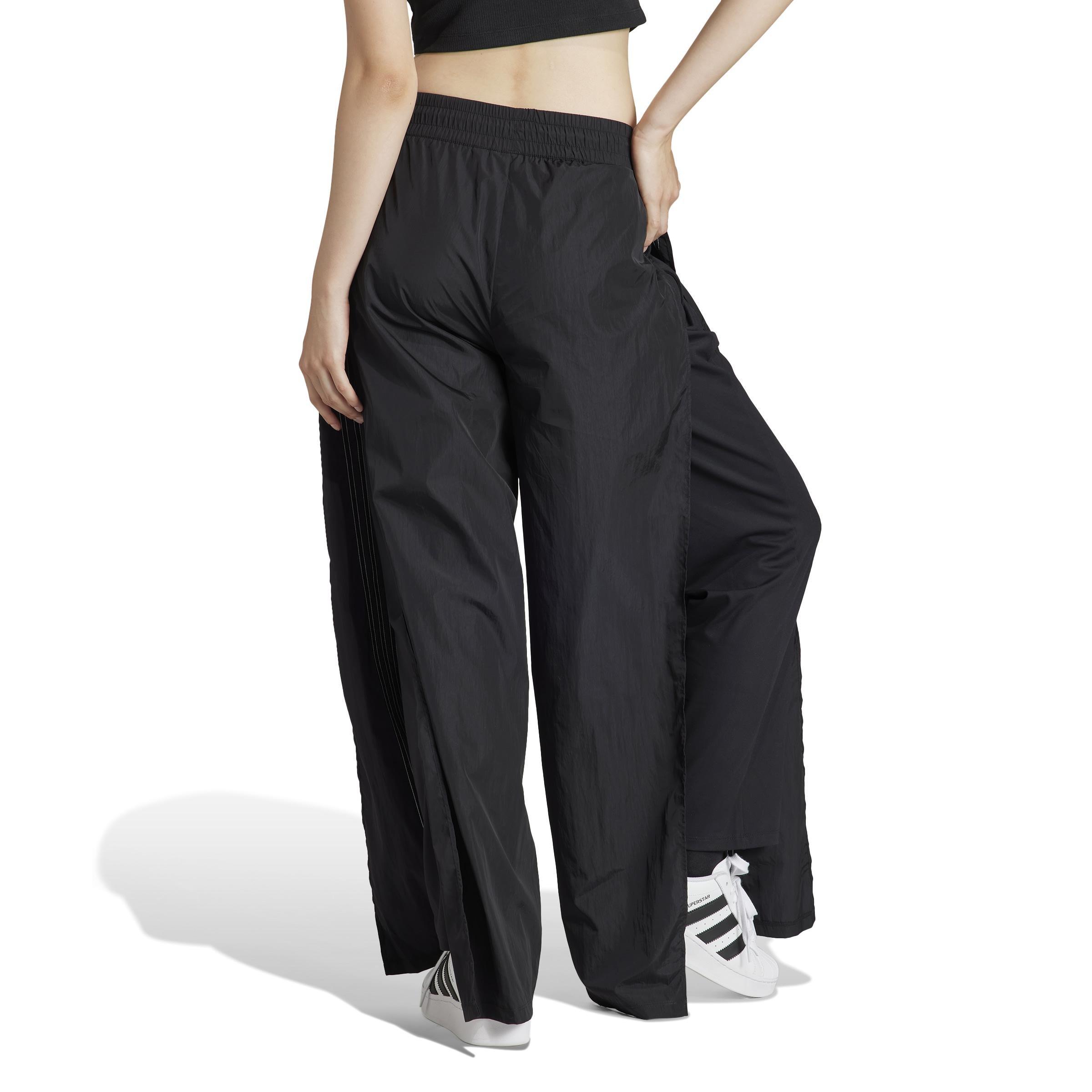 Adilenium Mega Flared Track Tracksuit Bottoms, Black, A901_ONE, large image number 2
