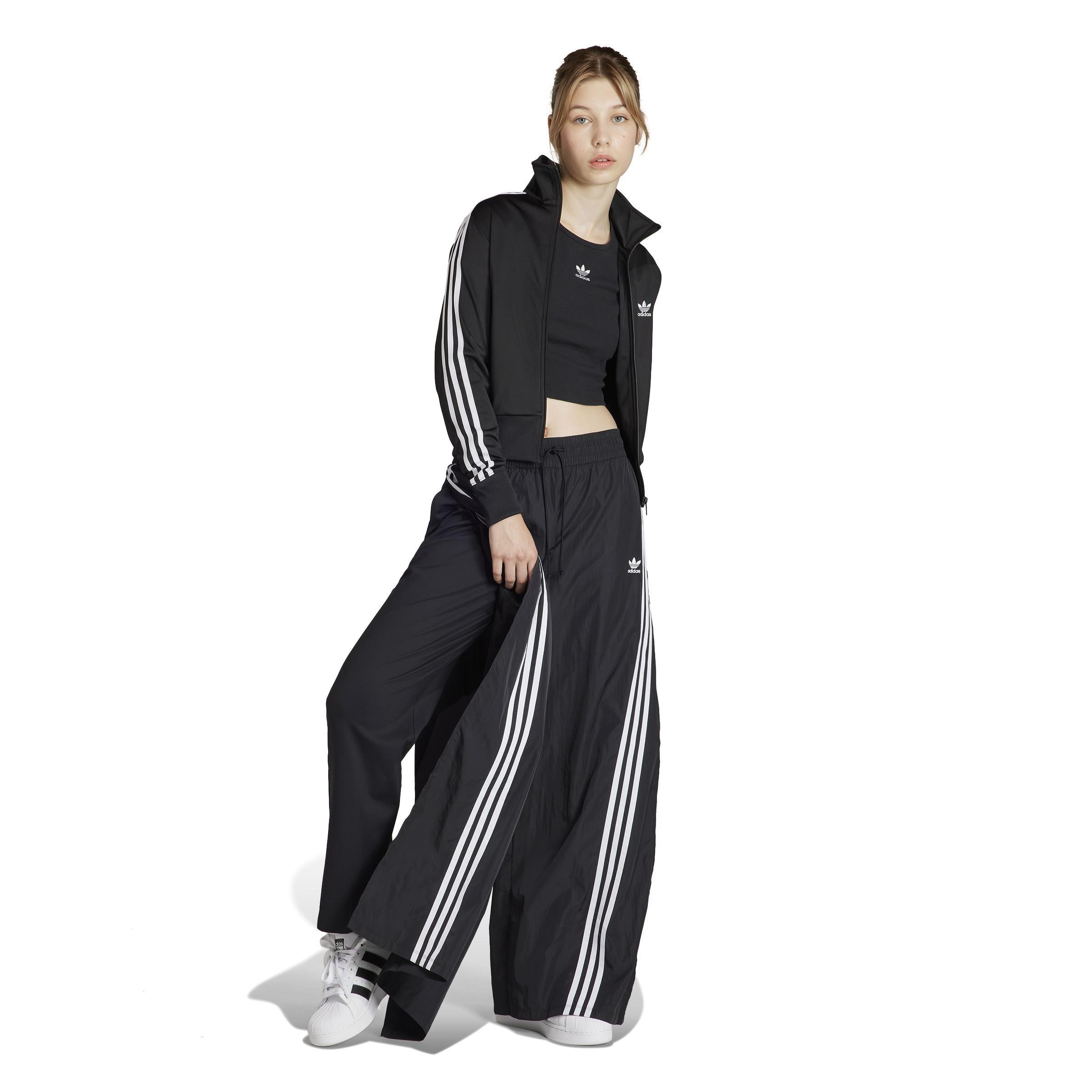 Adilenium Mega Flared Track Tracksuit Bottoms, Black, A901_ONE, large image number 5