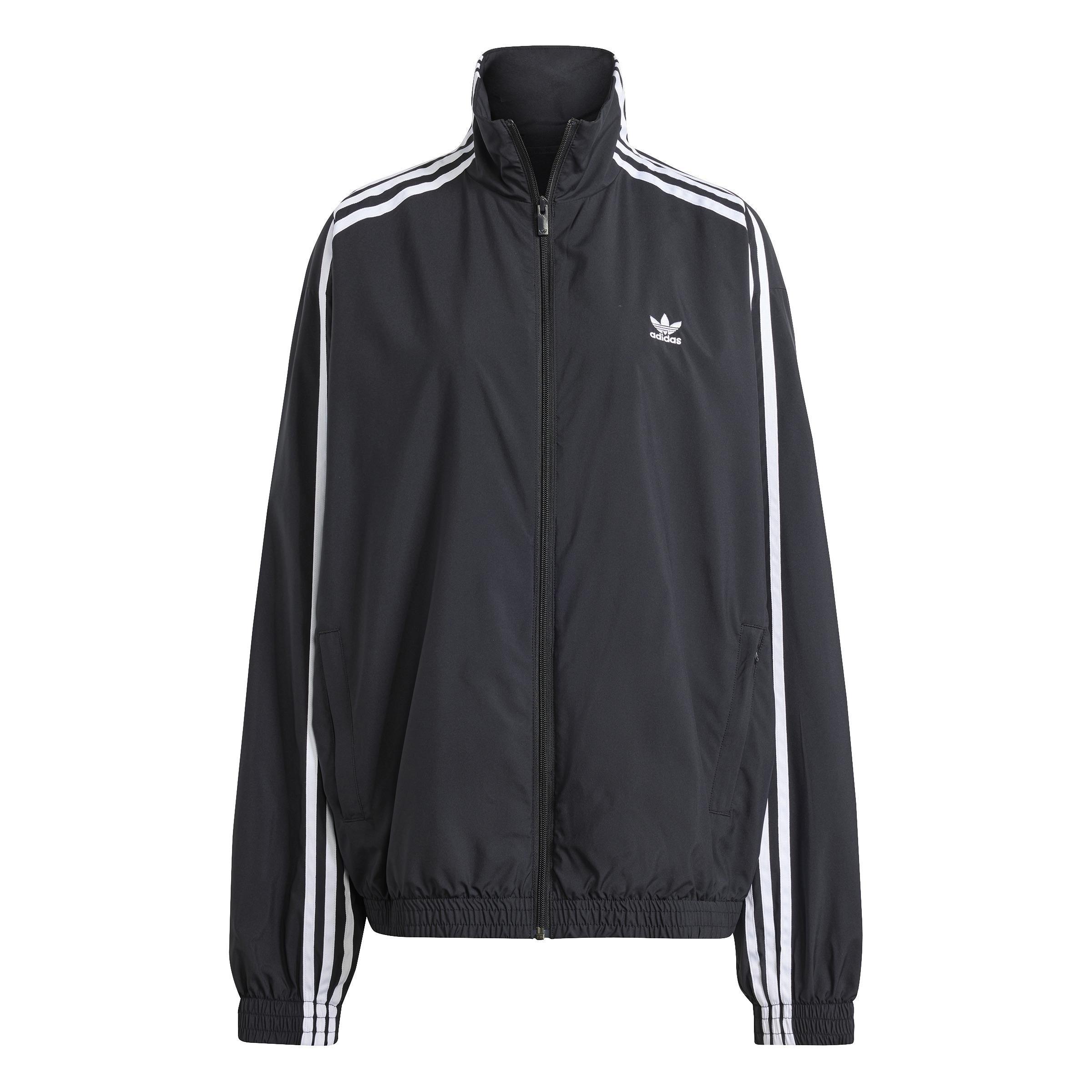 Adilenium Oversized Track Top, Black, , large image number 1