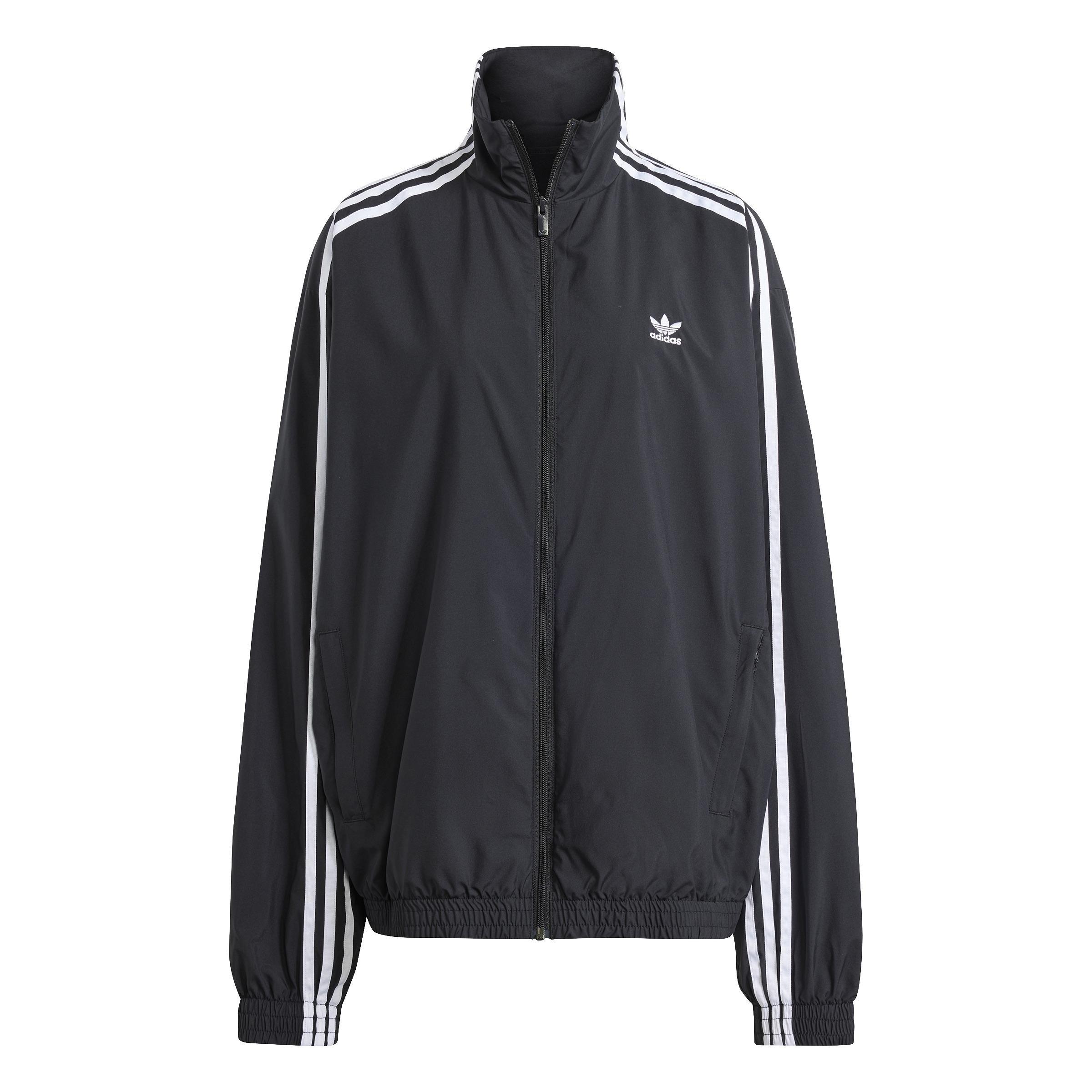 Adilenium Oversized Track Top, Black, A901_ONE, large image number 2