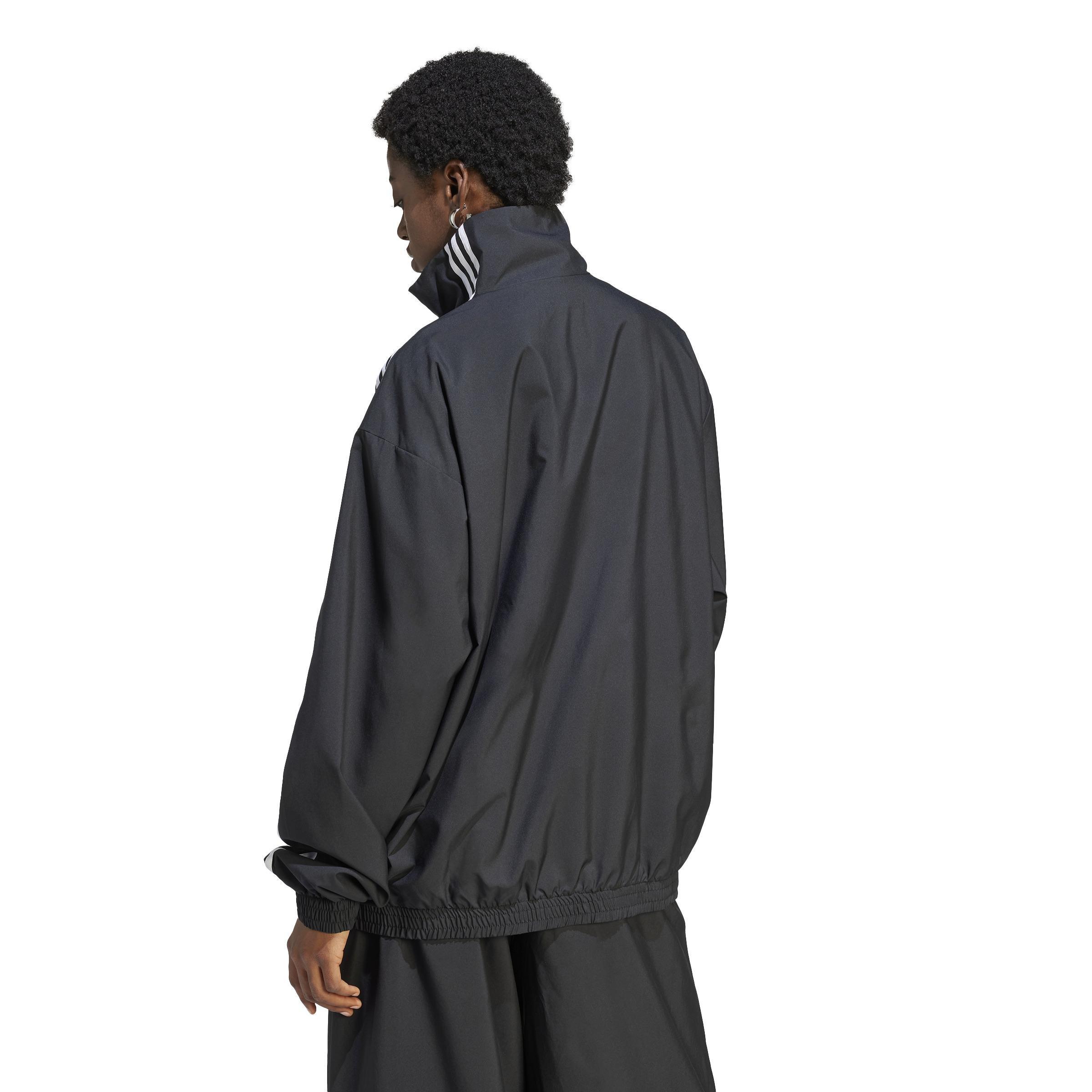 Adilenium Oversized Track Top, Black, A901_ONE, large image number 3