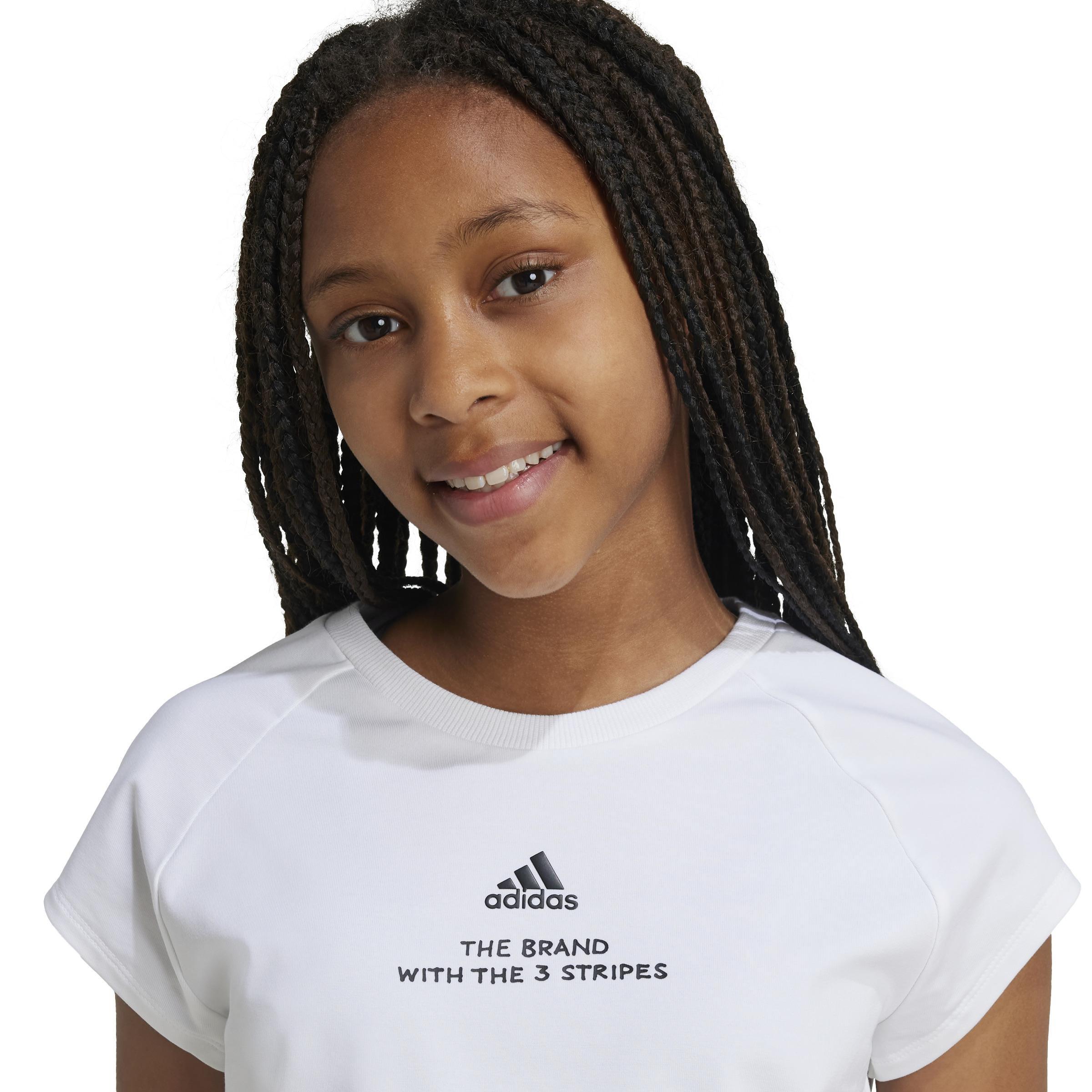 Kids Street Jam Short T-Shirt, White, A901_ONE, large image number 3