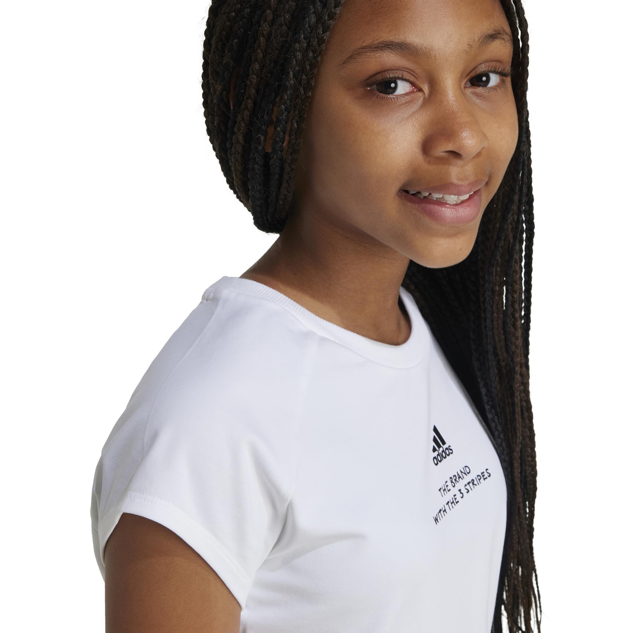 Kids Street Jam Short T-Shirt, White, A901_ONE, large image number 4