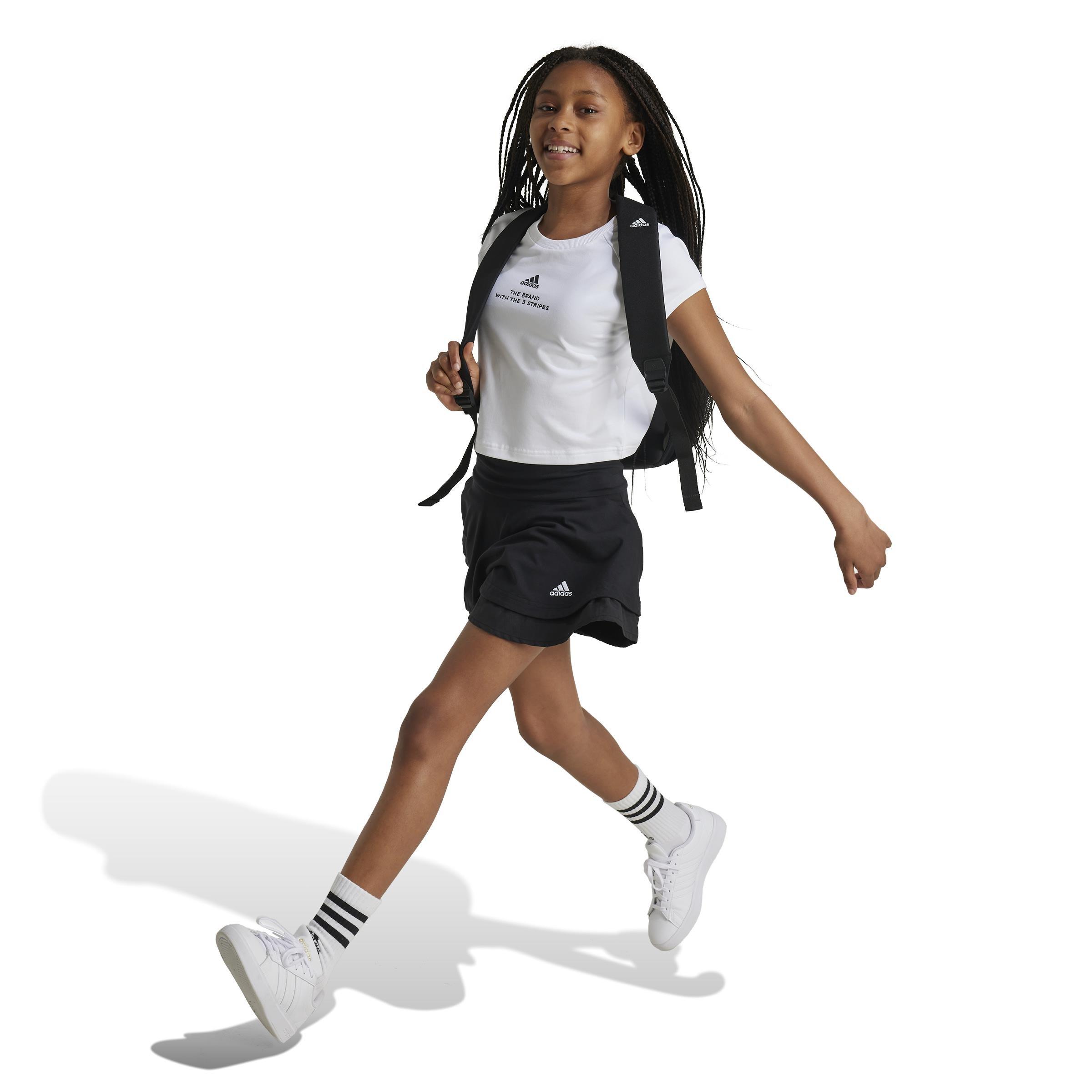 Kids Street Jam Short T-Shirt, White, A901_ONE, large image number 5