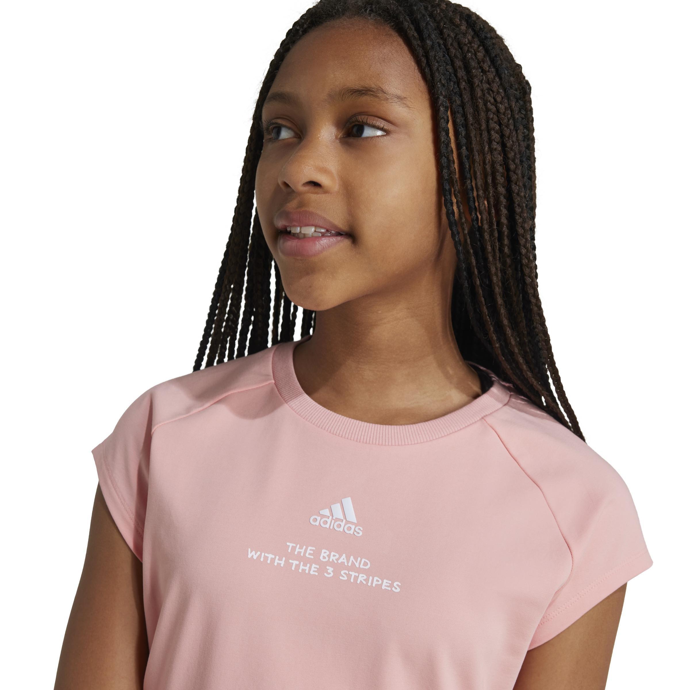 Kids Street Jam Short T-Shirt, Pink, A901_ONE, large image number 4