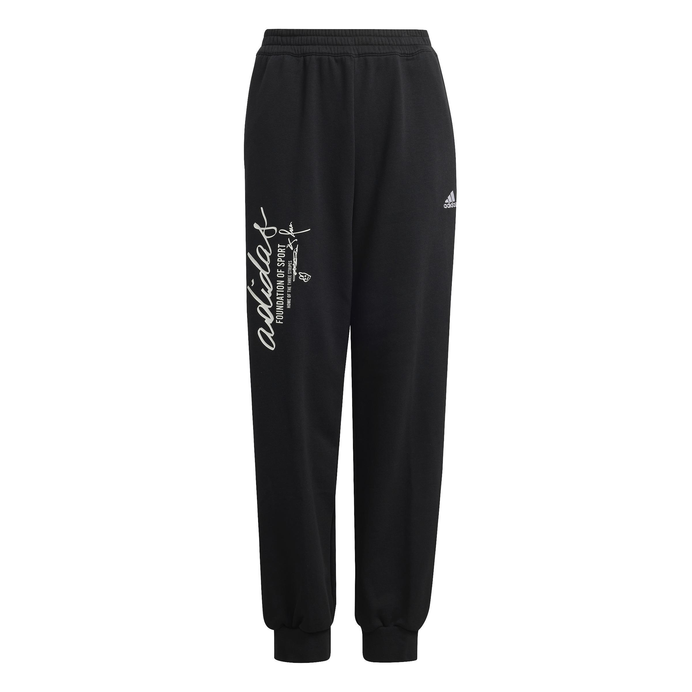 Unisex Kids Brand Love Pant, Black, A901_ONE, large image number 0