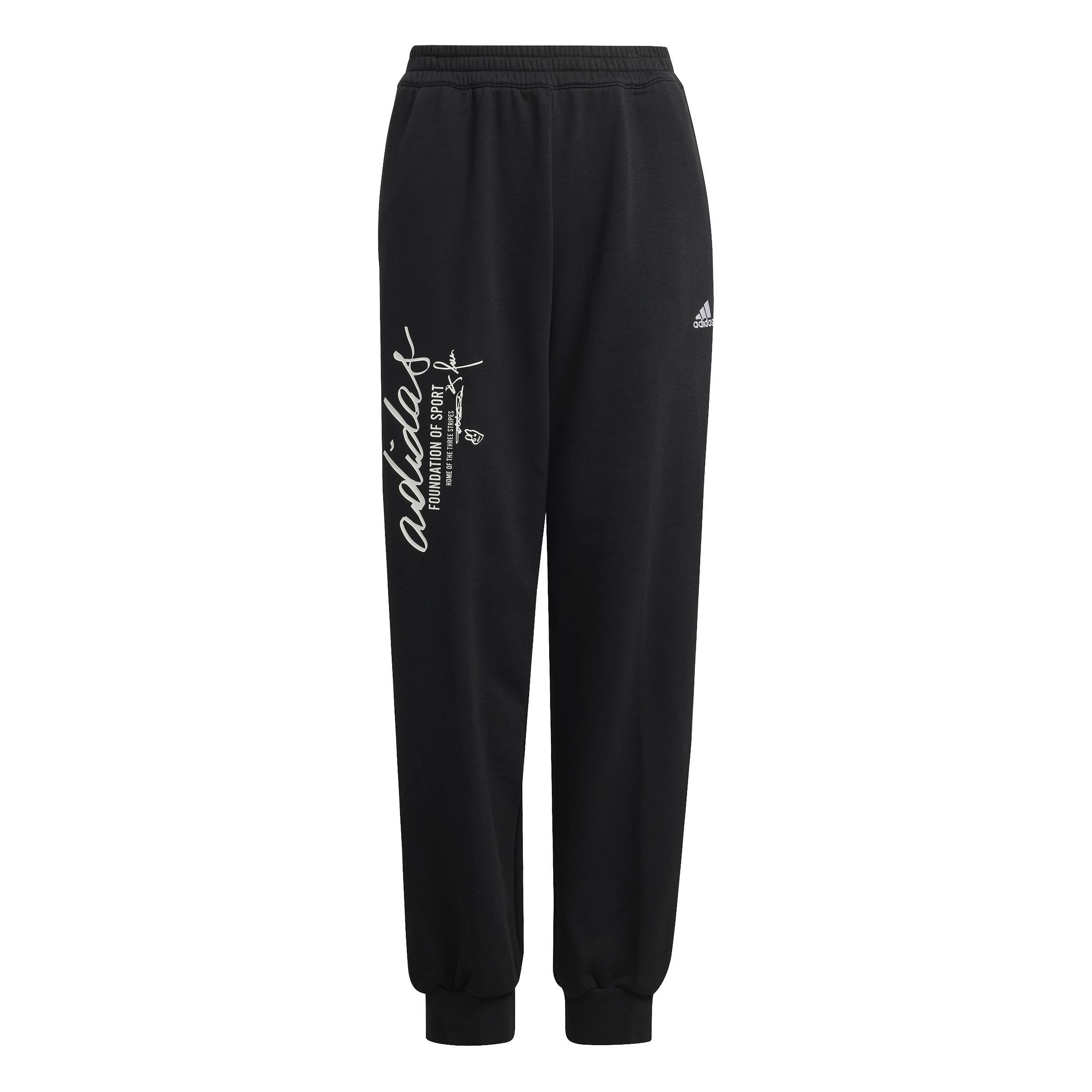 Unisex Kids Brand Love Pant, Black, A901_ONE, large image number 1