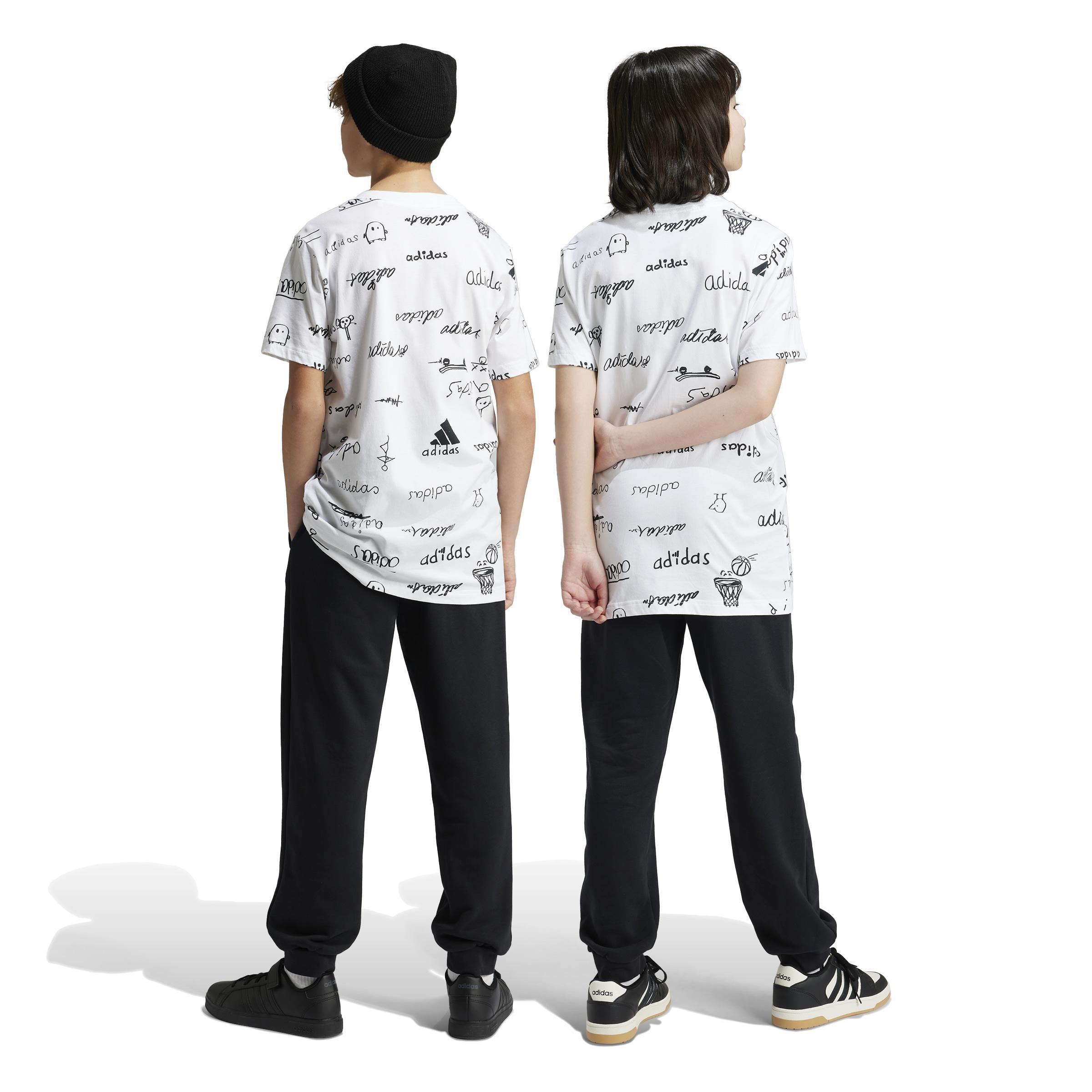 Unisex Kids Brand Love Pant, Black, A901_ONE, large image number 2
