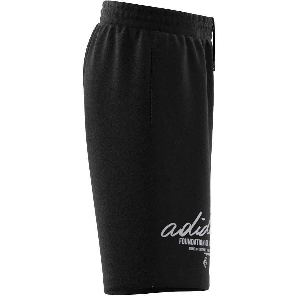 Unisex Kids Brand Love Shorts, Multicolour, A901_ONE, large image number 9