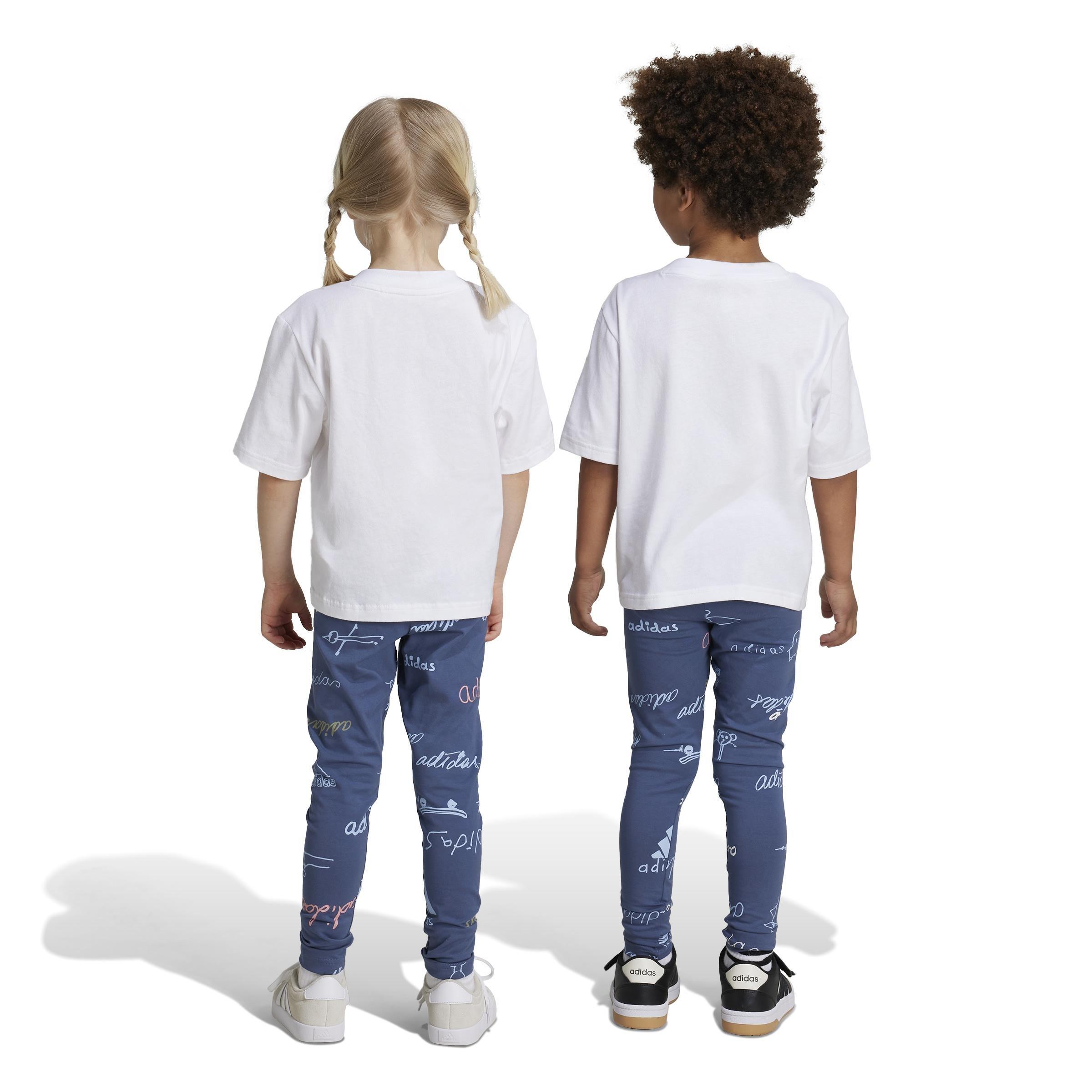 Unisex Kids Brand Love Summer Set, White, , large image number 1
