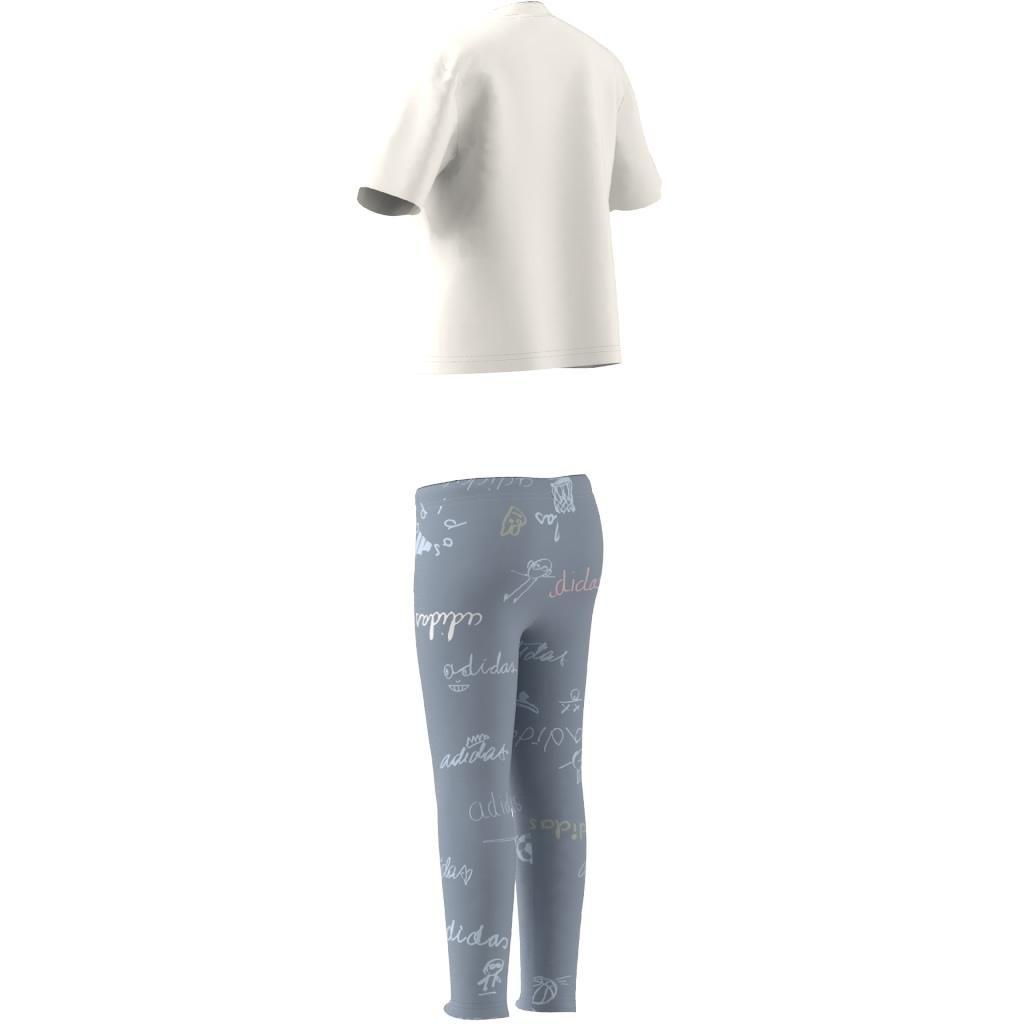 Unisex Kids Brand Love Summer Set, White, , large image number 5
