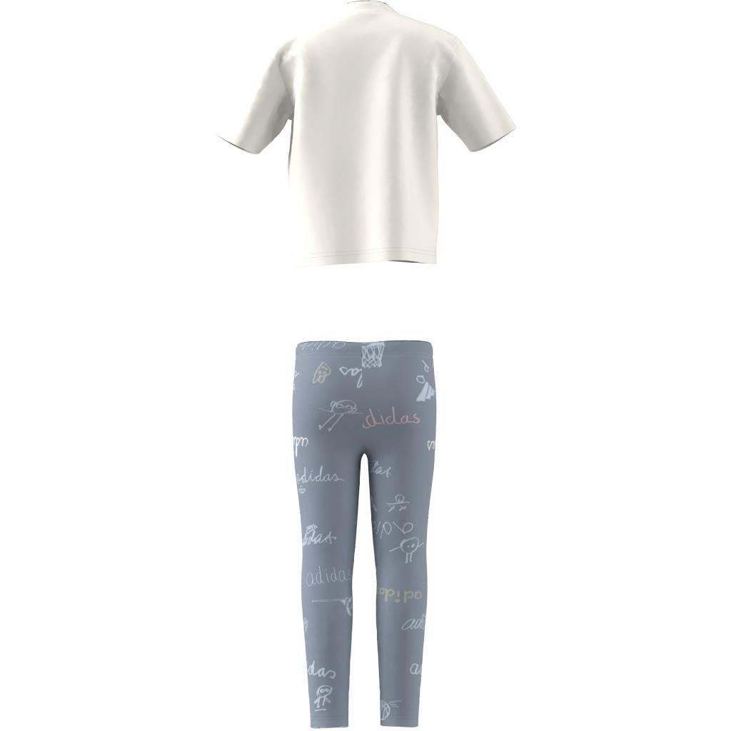 Unisex Kids Brand Love Summer Set, White, A901_ONE, large image number 7