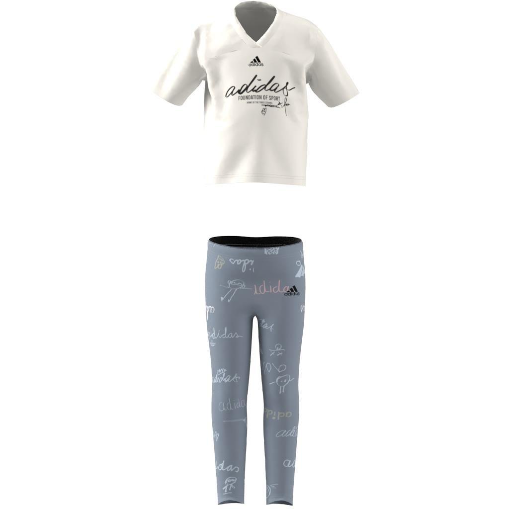 Unisex Kids Brand Love Summer Set, White, , large image number 10