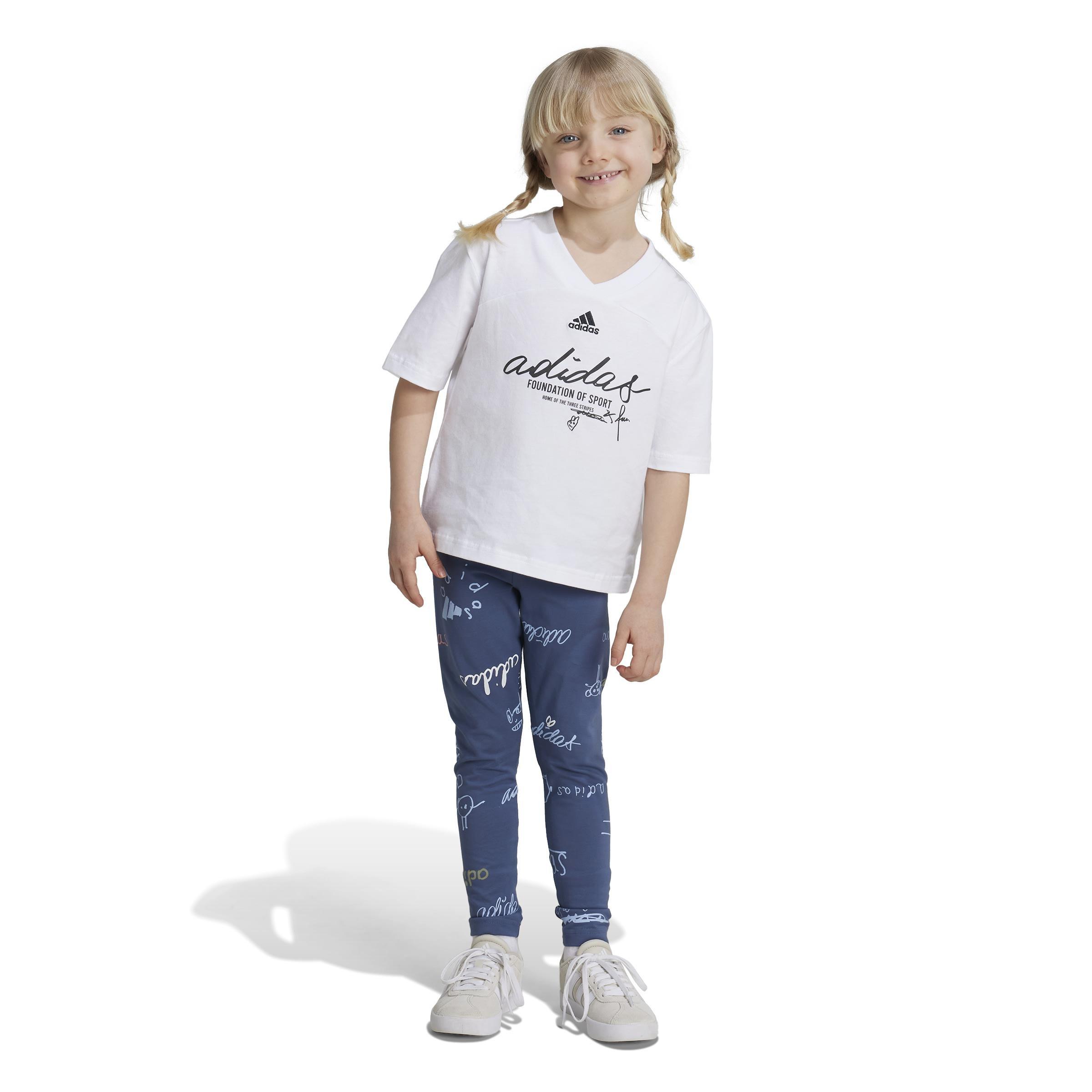 Unisex Kids Brand Love Summer Set, White, A901_ONE, large image number 12