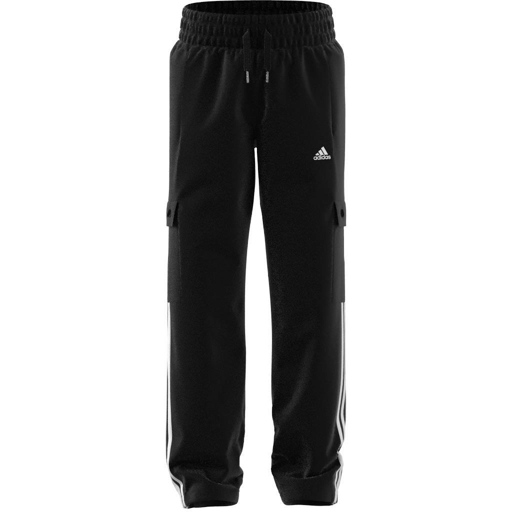 Unisex Kids Street Jam Woven Cargo Trousers, Black, , large image number 8