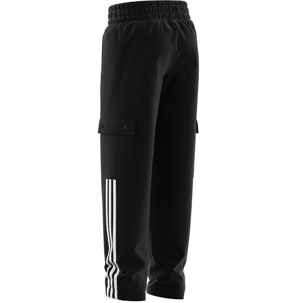 Unisex Kids Street Jam Woven Cargo Trousers, Black, , large image number 9