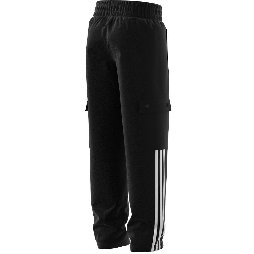 Unisex Kids Street Jam Woven Cargo Trousers, Black, , large image number 12