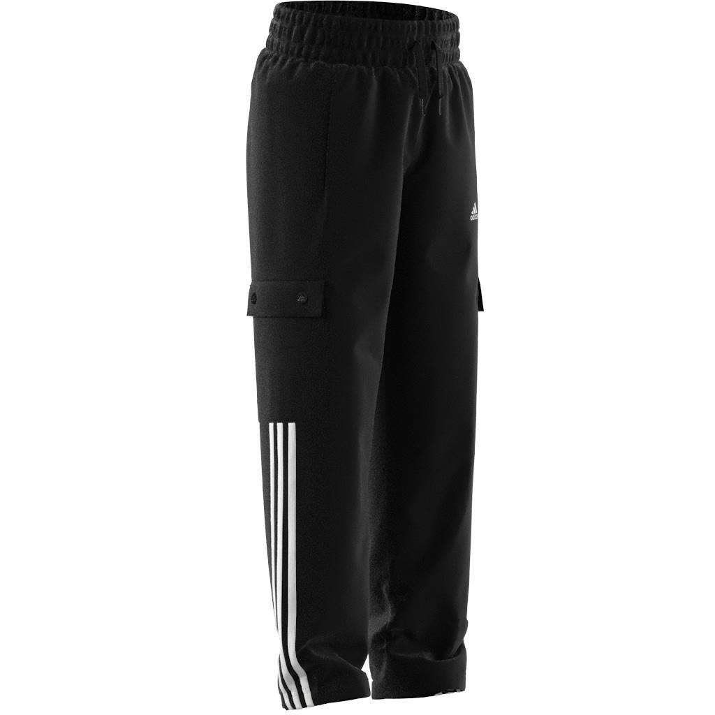 Unisex Kids Street Jam Woven Cargo Trousers, Black, , large image number 13