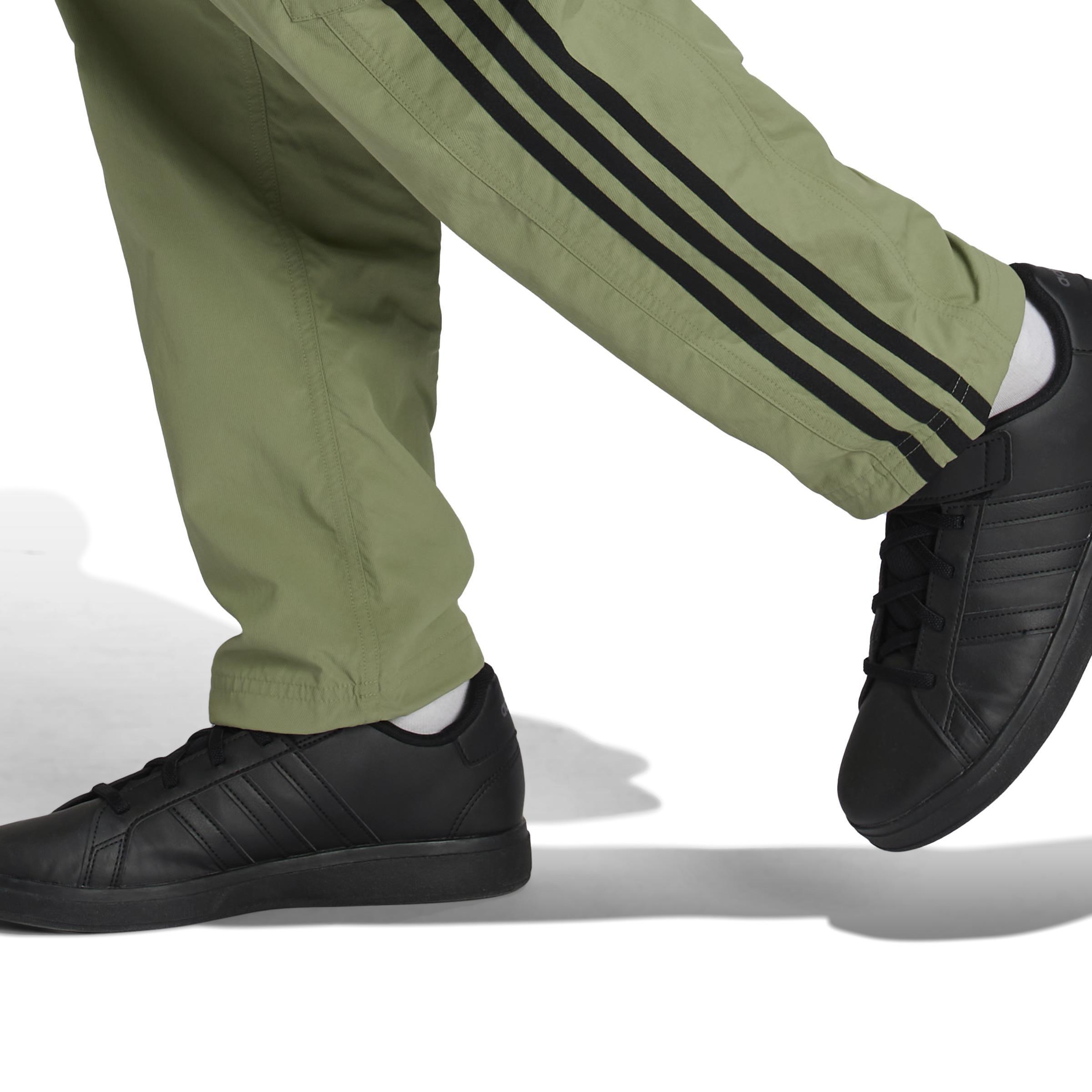 Unisex Kids Street Jam Woven Cargo Trousers, Green, A901_ONE, large image number 3