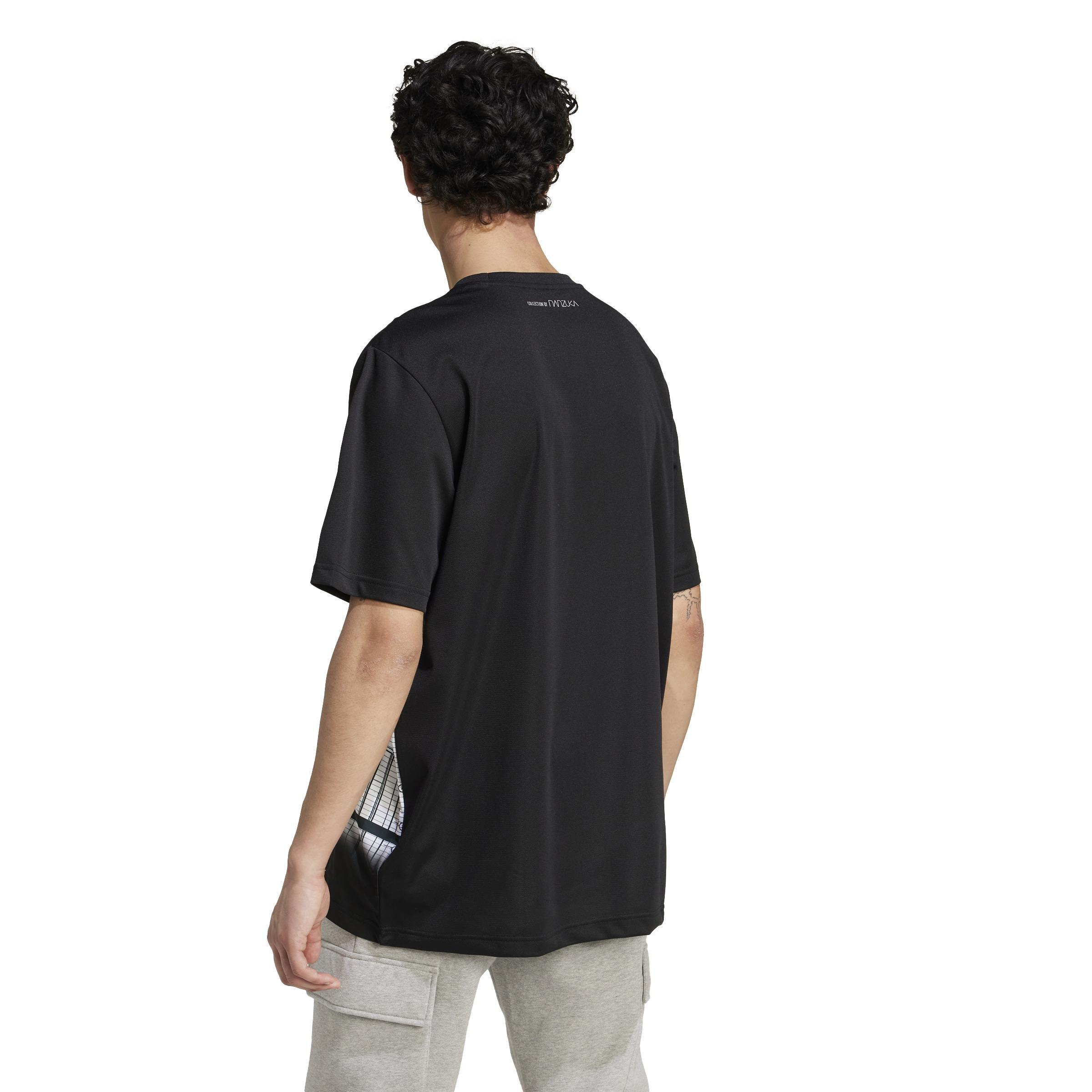 adidas Star Wars Nanzuka Graphic T-Shirt, Black, A901_ONE, large image number 3