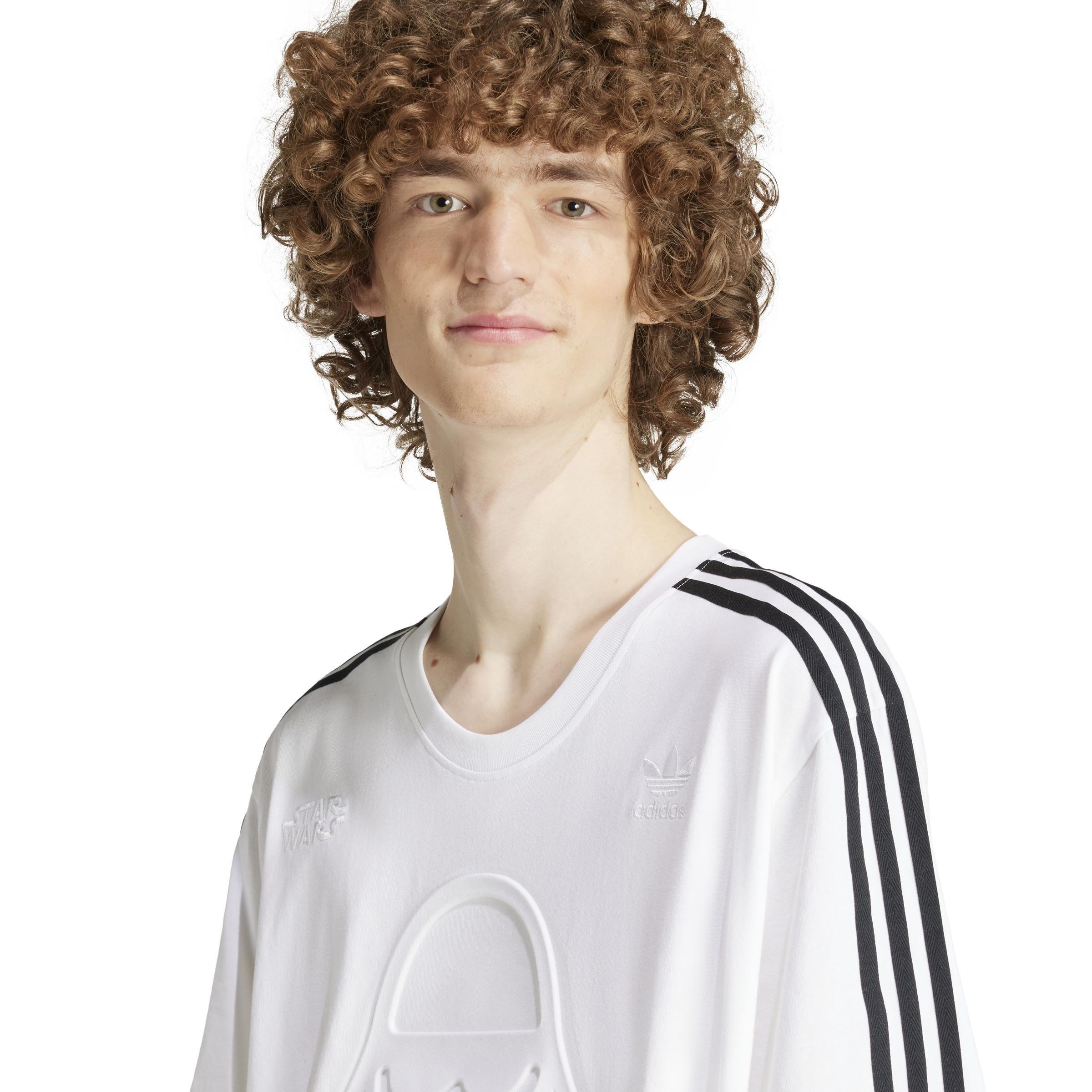 Star Wars x adidas Nanzuka Graphic T-Shirt, White, A901_ONE, large image number 5