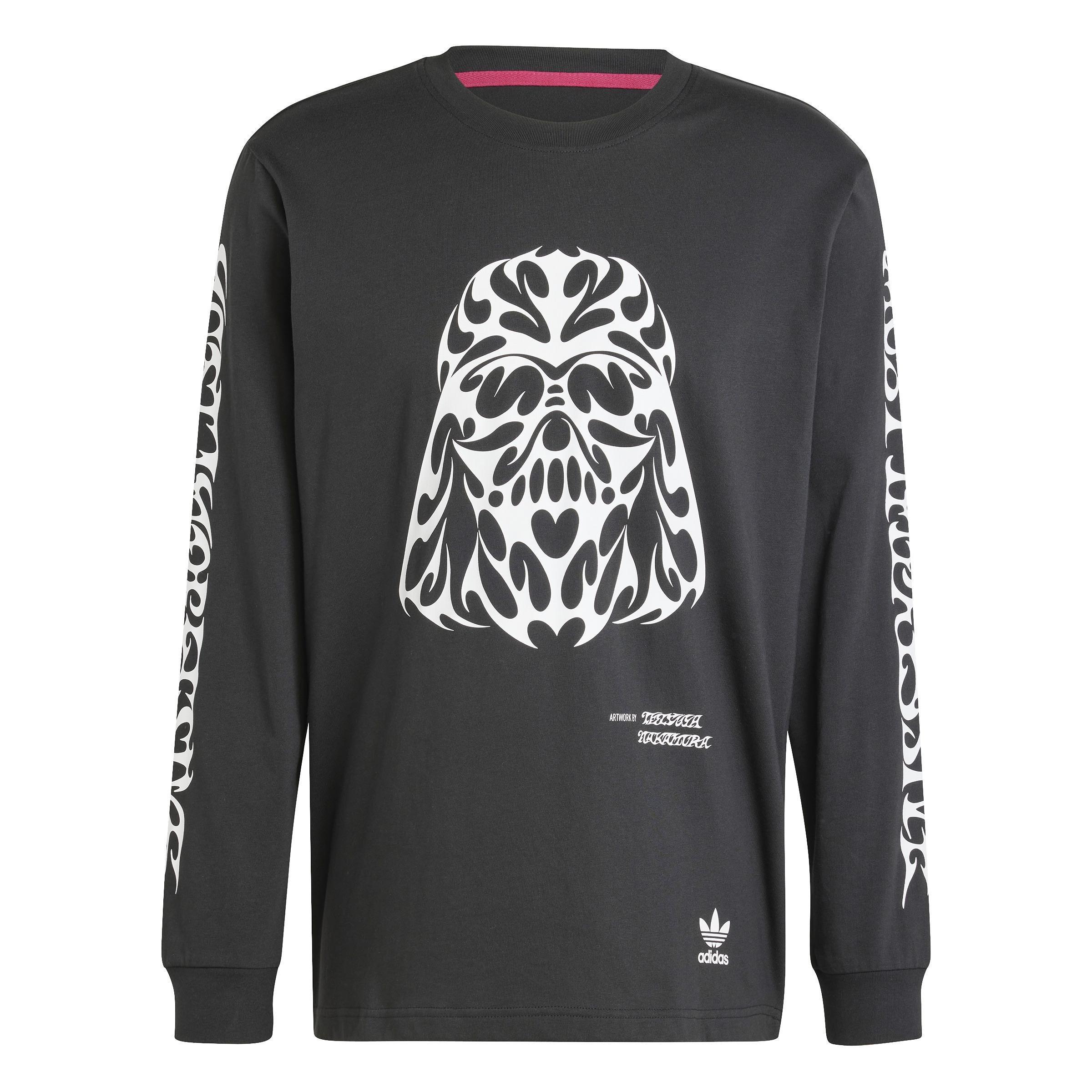 adidas Star Wars Nanzuka Long Sleeve T-Shirt, Black, A901_ONE, large image number 1