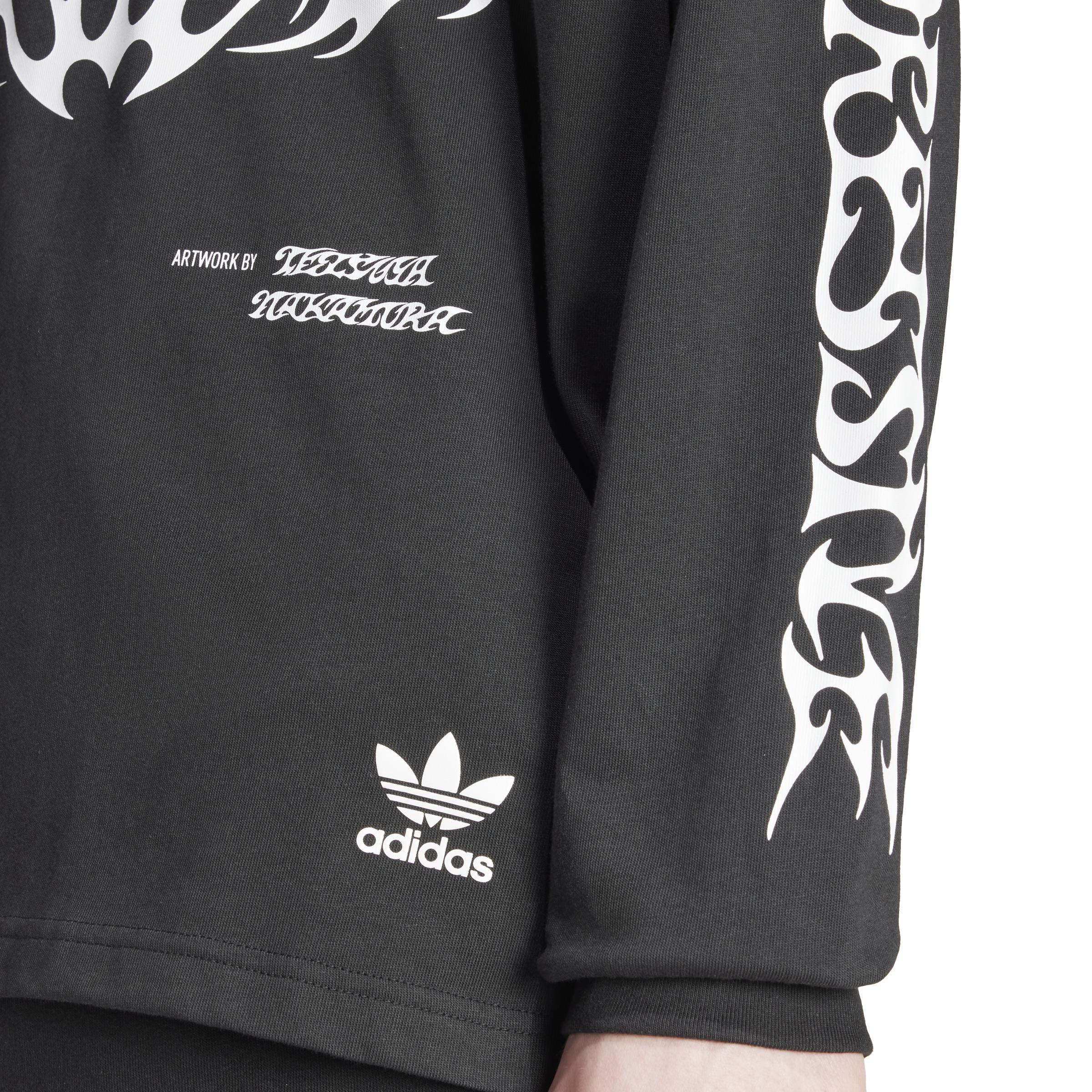 adidas Star Wars Nanzuka Long Sleeve T-Shirt, Black, A901_ONE, large image number 4