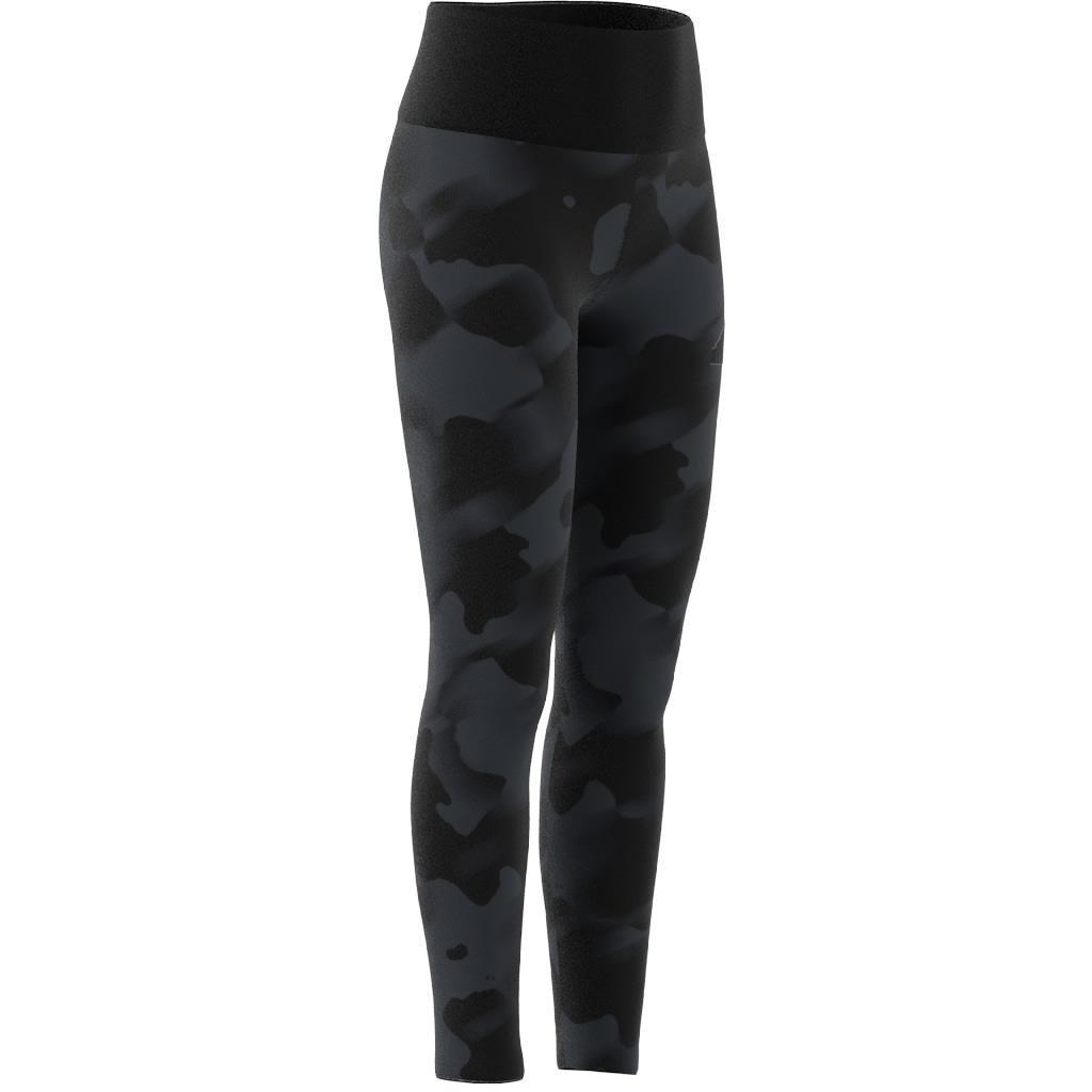 Kids Future Icons Camo Print 7/8 Leggings, Black, , large image number 11