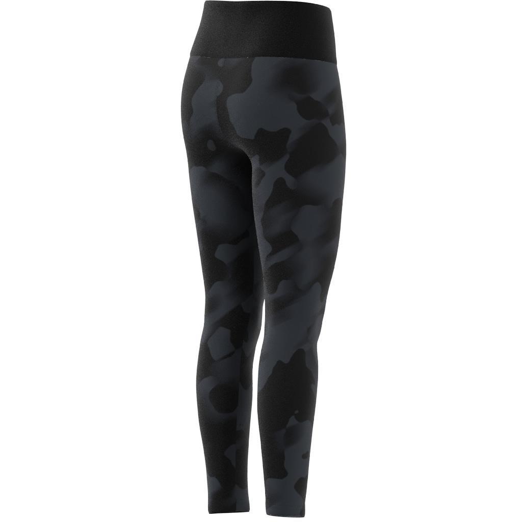 Kids Future Icons Camo Print 7/8 Leggings, Black, , large image number 14