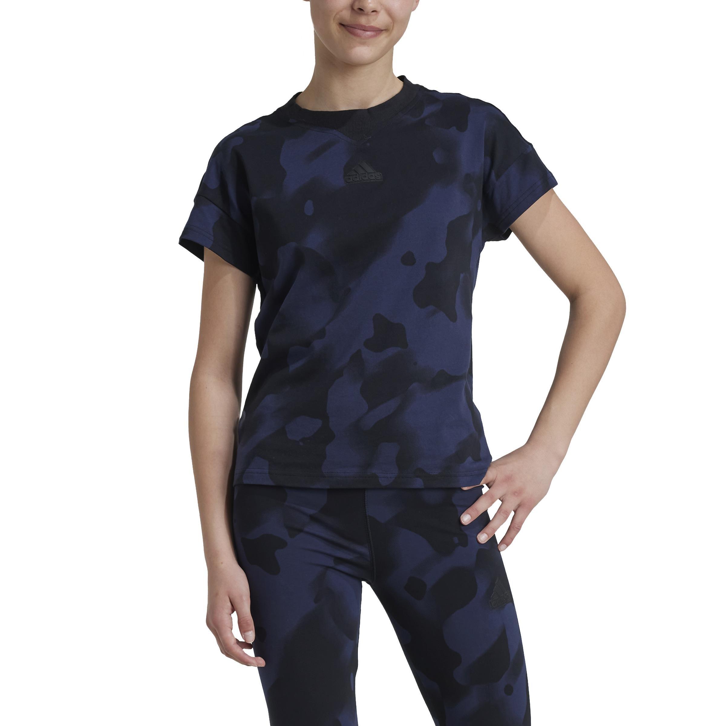 Kids Future Icons Camo Printed T-Shirt, Black, A901_ONE, large image number 2