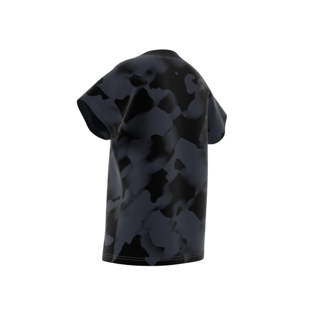 Kids Future Icons Camo Printed T-Shirt, Black, A901_ONE, large image number 8