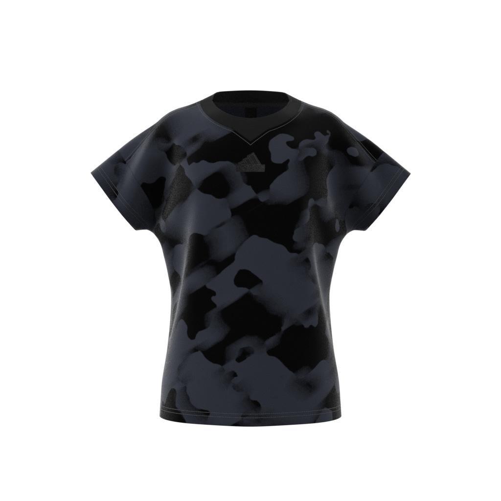 Kids Future Icons Camo Printed T-Shirt, Black, A901_ONE, large image number 11