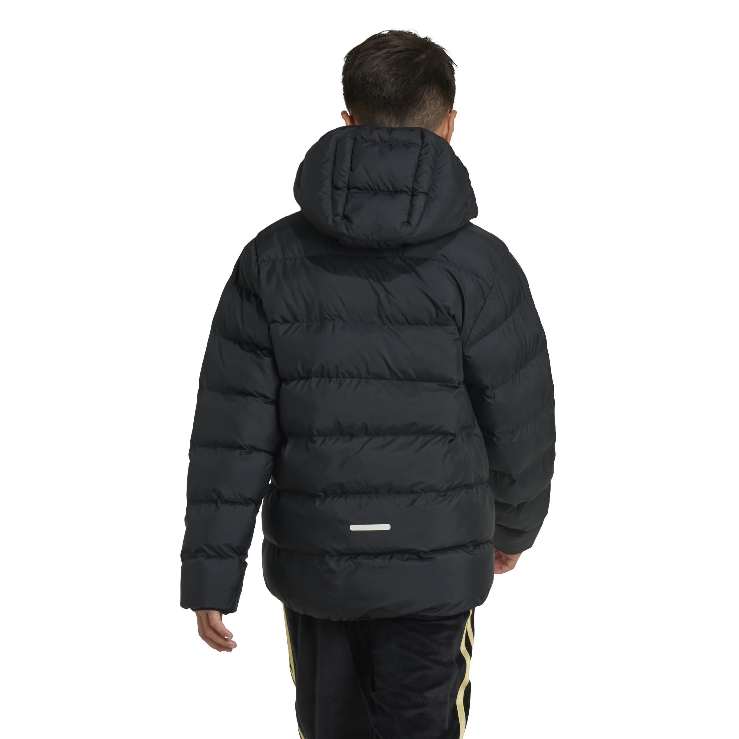 Unisex Kids Synthetic Down Jacket, Black, A901_ONE, large image number 2