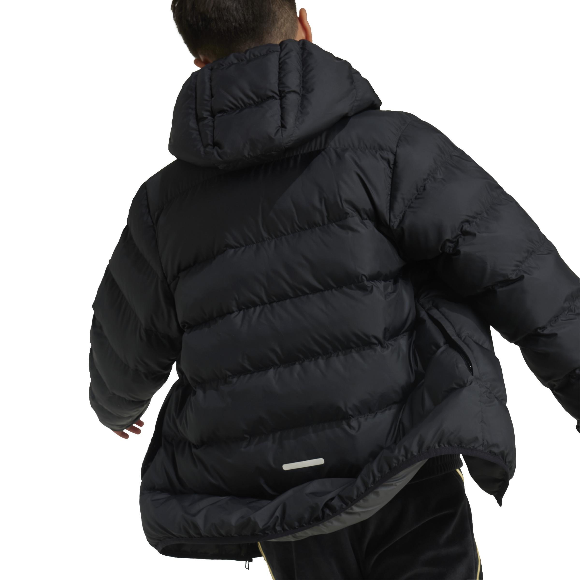 Unisex Kids Synthetic Down Jacket, Black, A901_ONE, large image number 4