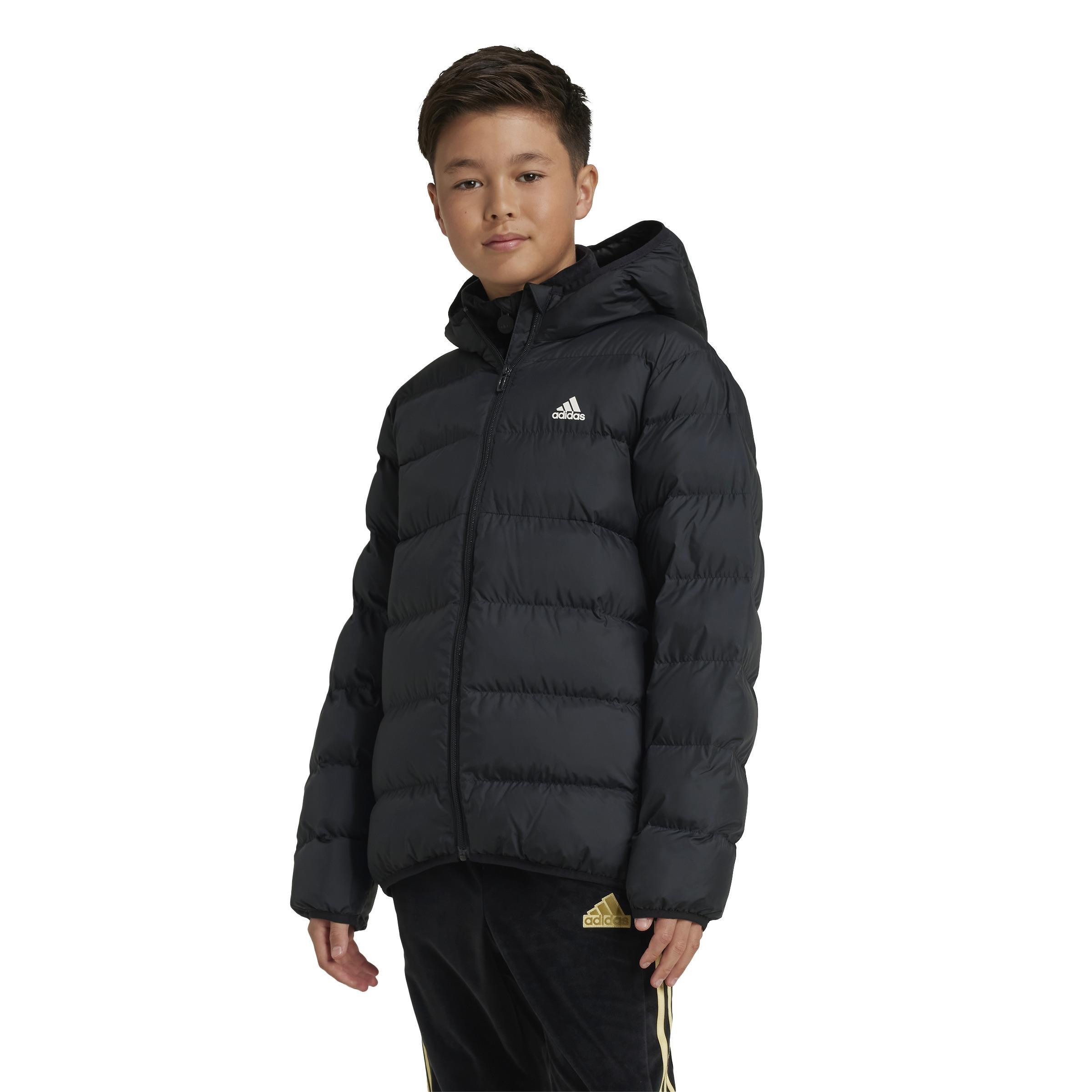 Unisex Kids Synthetic Down Jacket, Black, A901_ONE, large image number 8