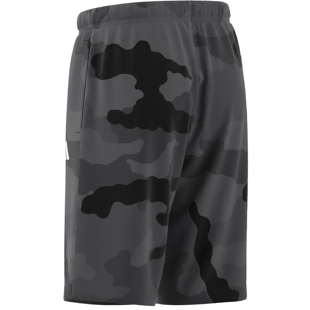Unisex Kids Train Essentials Seasonal Print Shorts, Black, , large image number 9