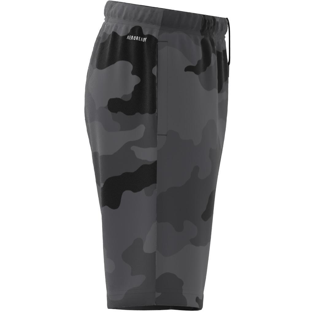 Unisex Kids Train Essentials Seasonal Print Shorts, Black, , large image number 11