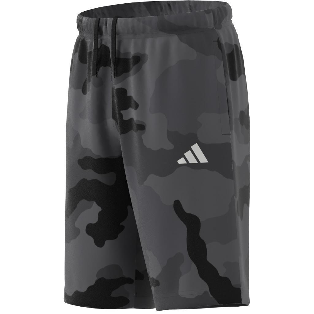 Unisex Kids Train Essentials Seasonal Print Shorts, Black, , large image number 12