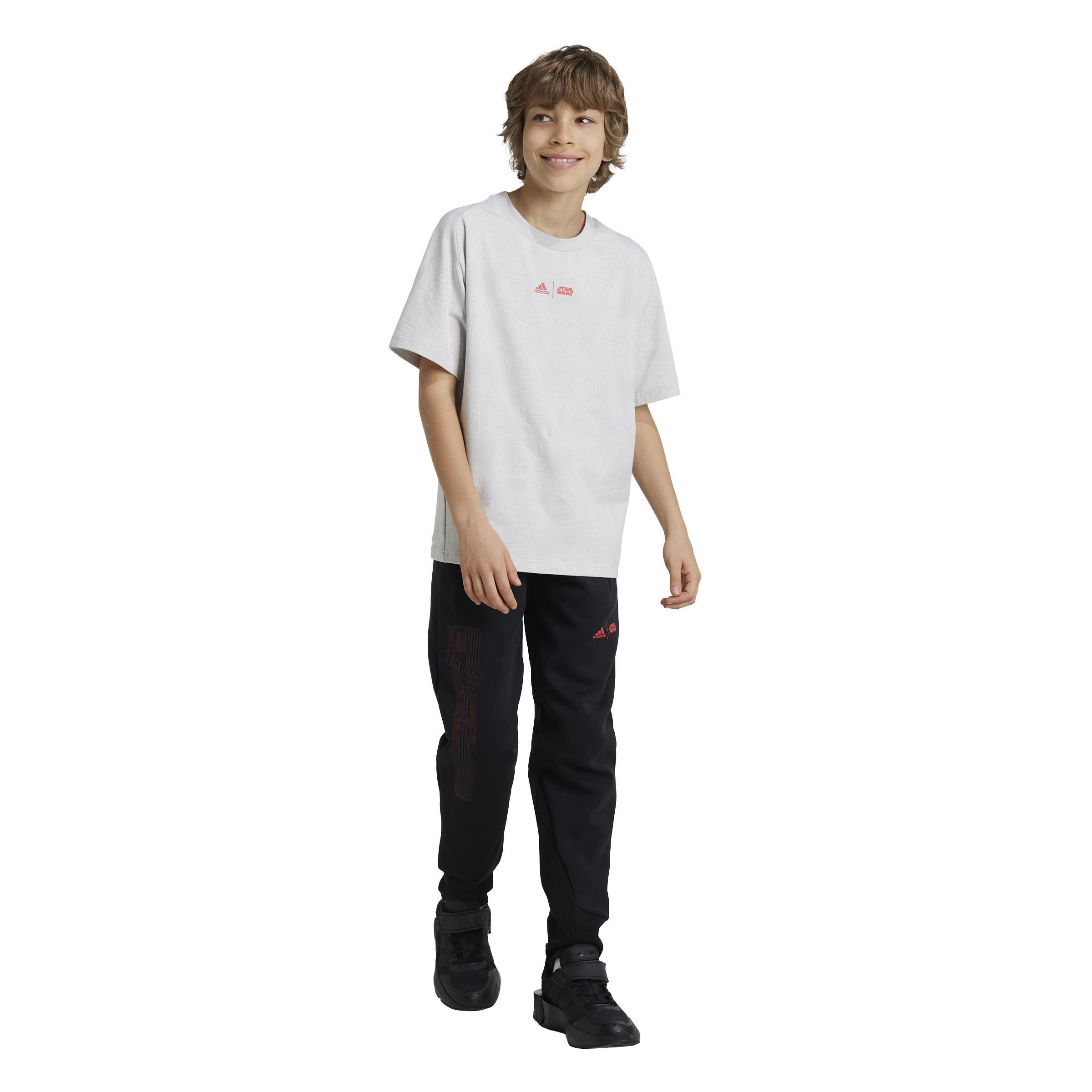 Unisex Kids adidas Star Wars Z.N.E. Tracksuit Bottoms, Black, , large image number 6