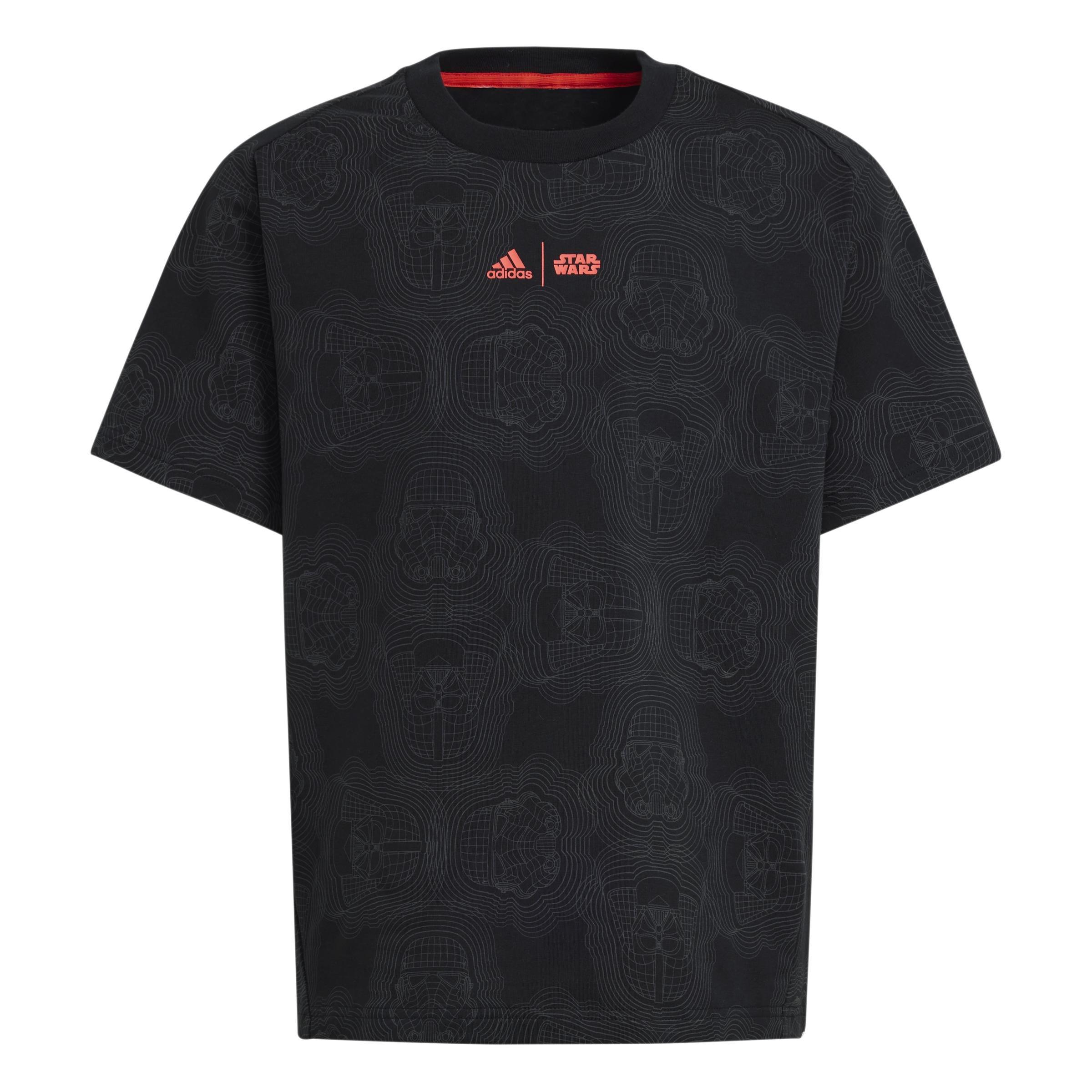 Unisex Kids adidas Star Wars Z.N.E. T-Shirt, Black, , large image number 0