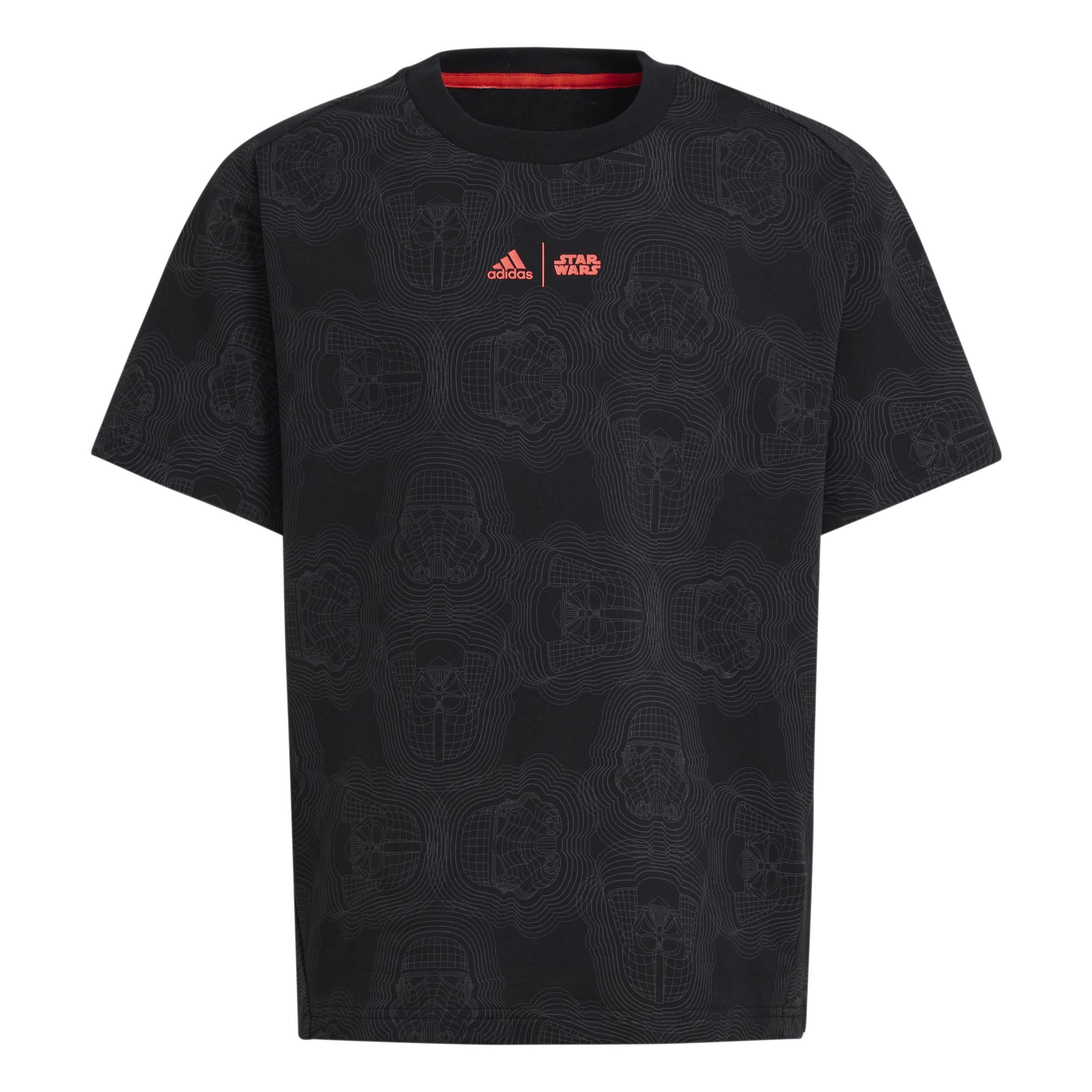 Unisex Kids adidas Star Wars Z.N.E. T-Shirt, Black, , large image number 1
