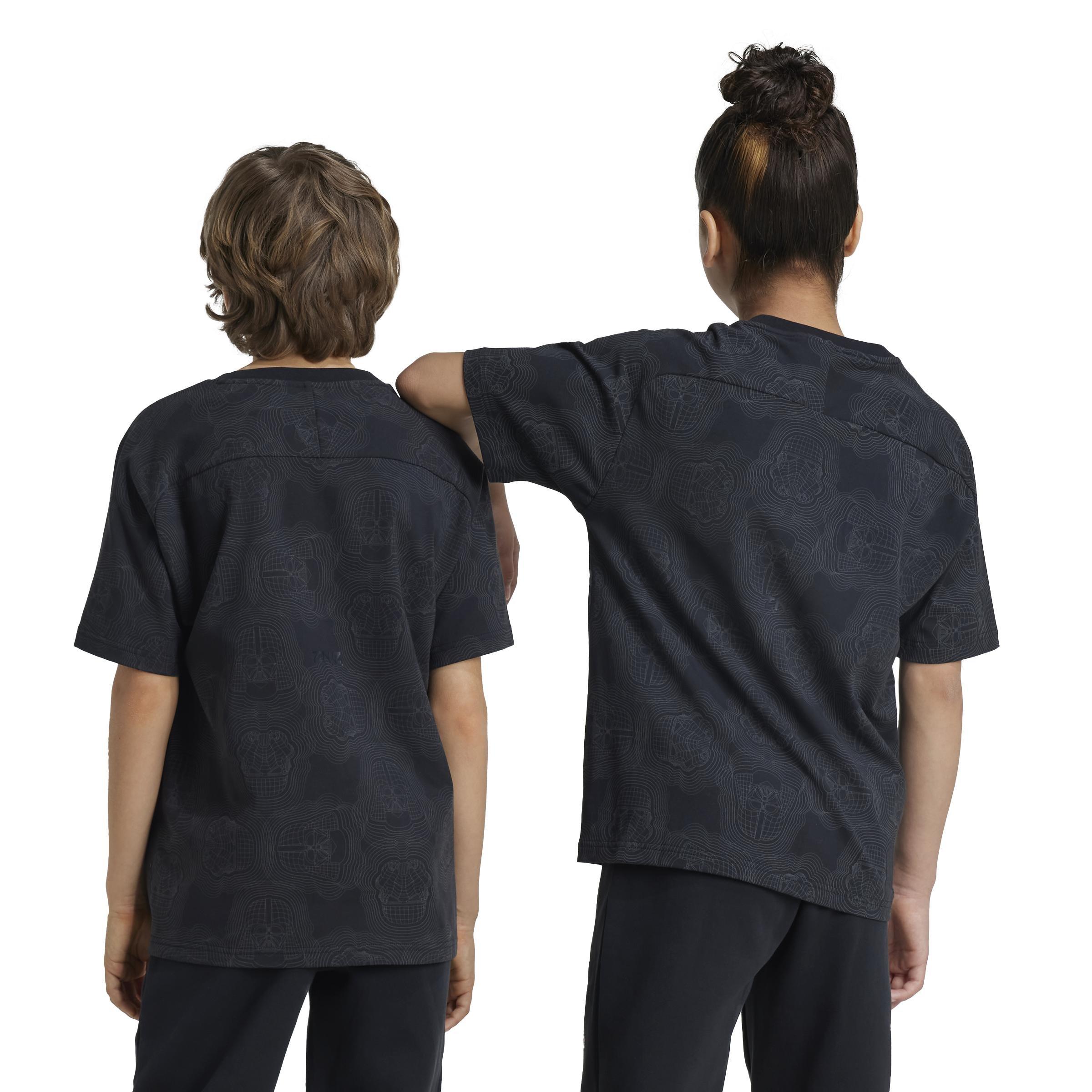 Unisex Kids adidas Star Wars Z.N.E. T-Shirt, Black, , large image number 3