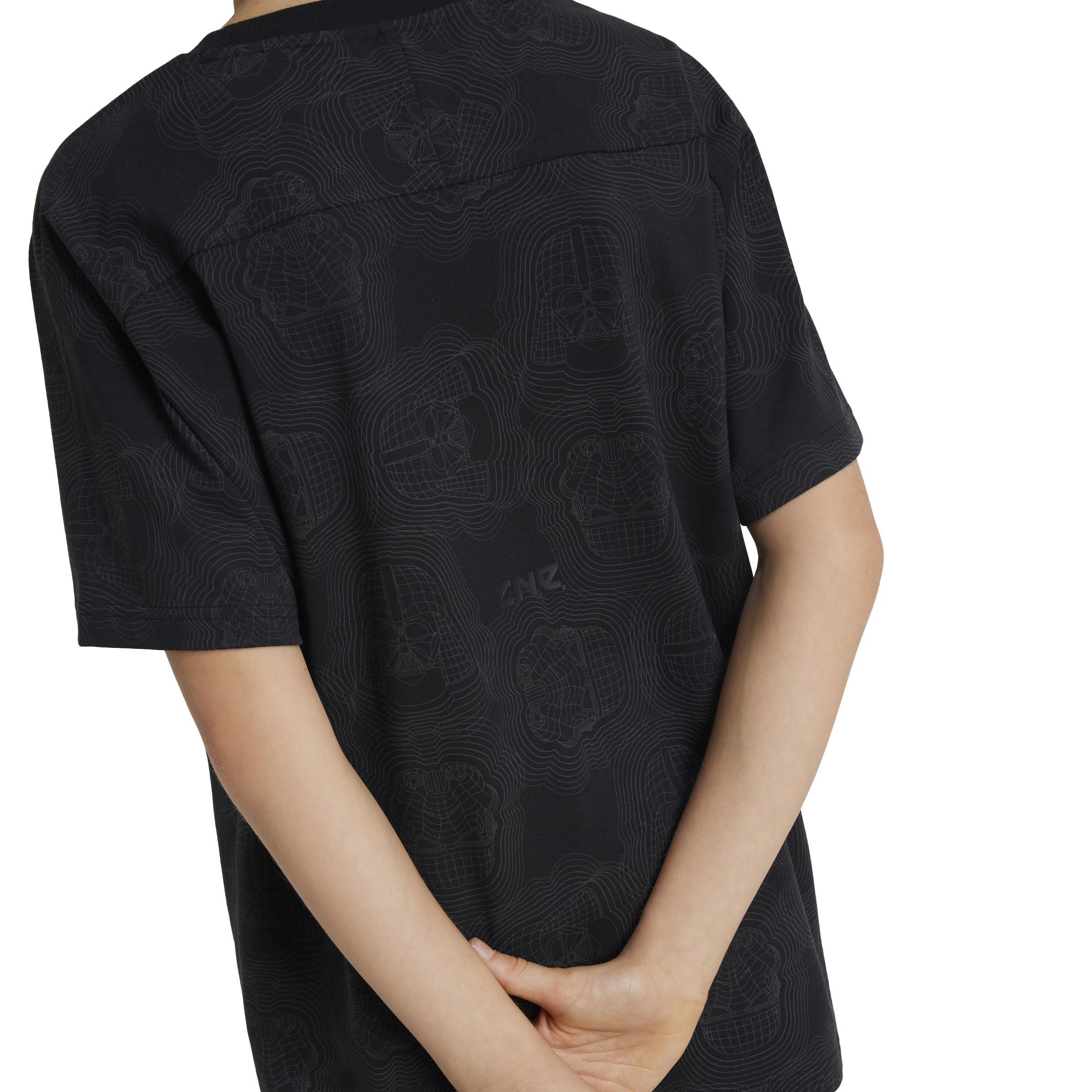 Unisex Kids adidas Star Wars Z.N.E. T-Shirt, Black, , large image number 4