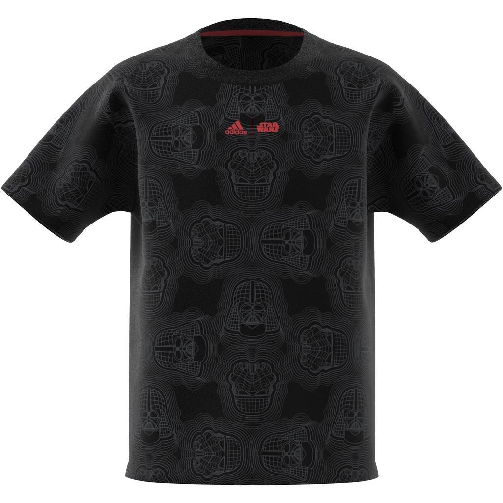 Unisex Kids adidas Star Wars Z.N.E. T-Shirt, Black, , large image number 7