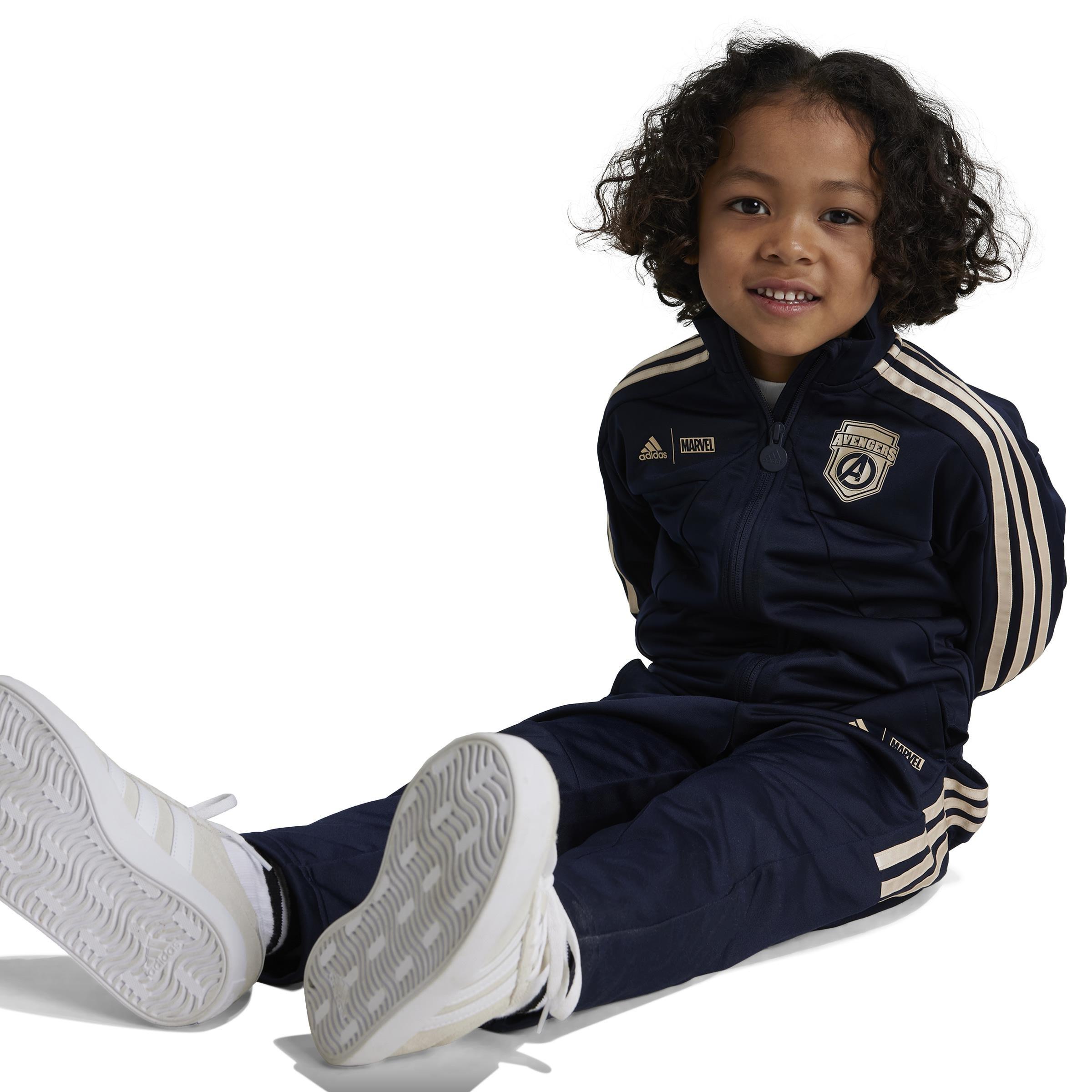 Unisex Kids Marvel Avengers Tiro Track Suit, Blue, , large image number 3