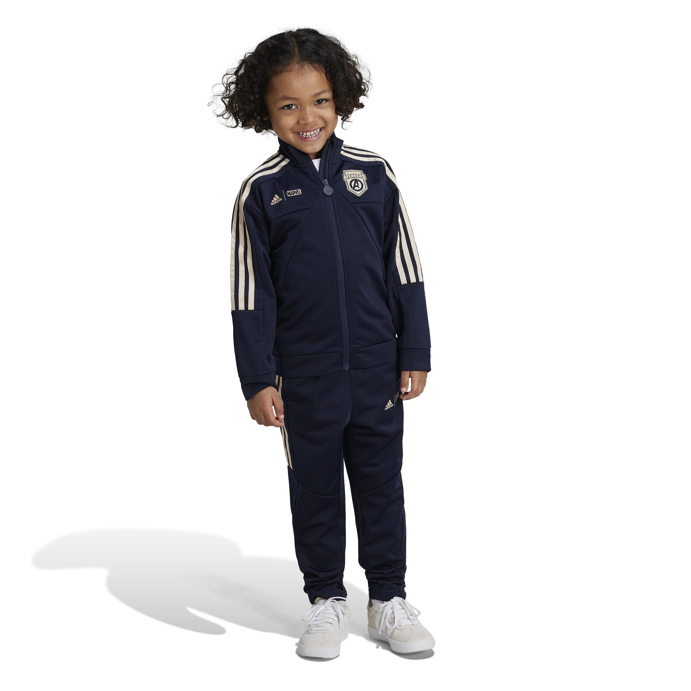 Unisex Kids Marvel Avengers Tiro Track Suit, Blue, , large image number 6