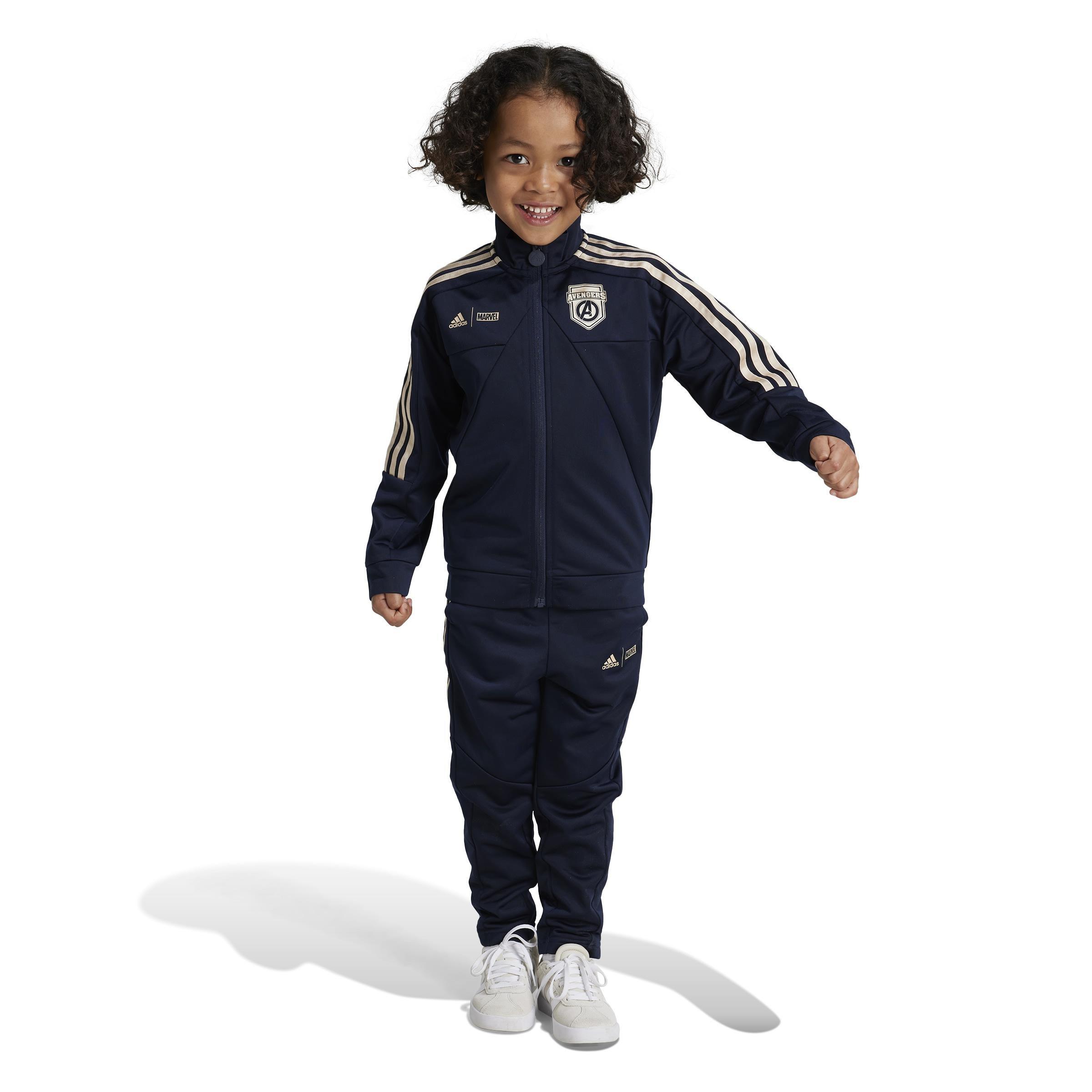 Unisex Kids Marvel Avengers Tiro Track Suit, Blue, , large image number 7