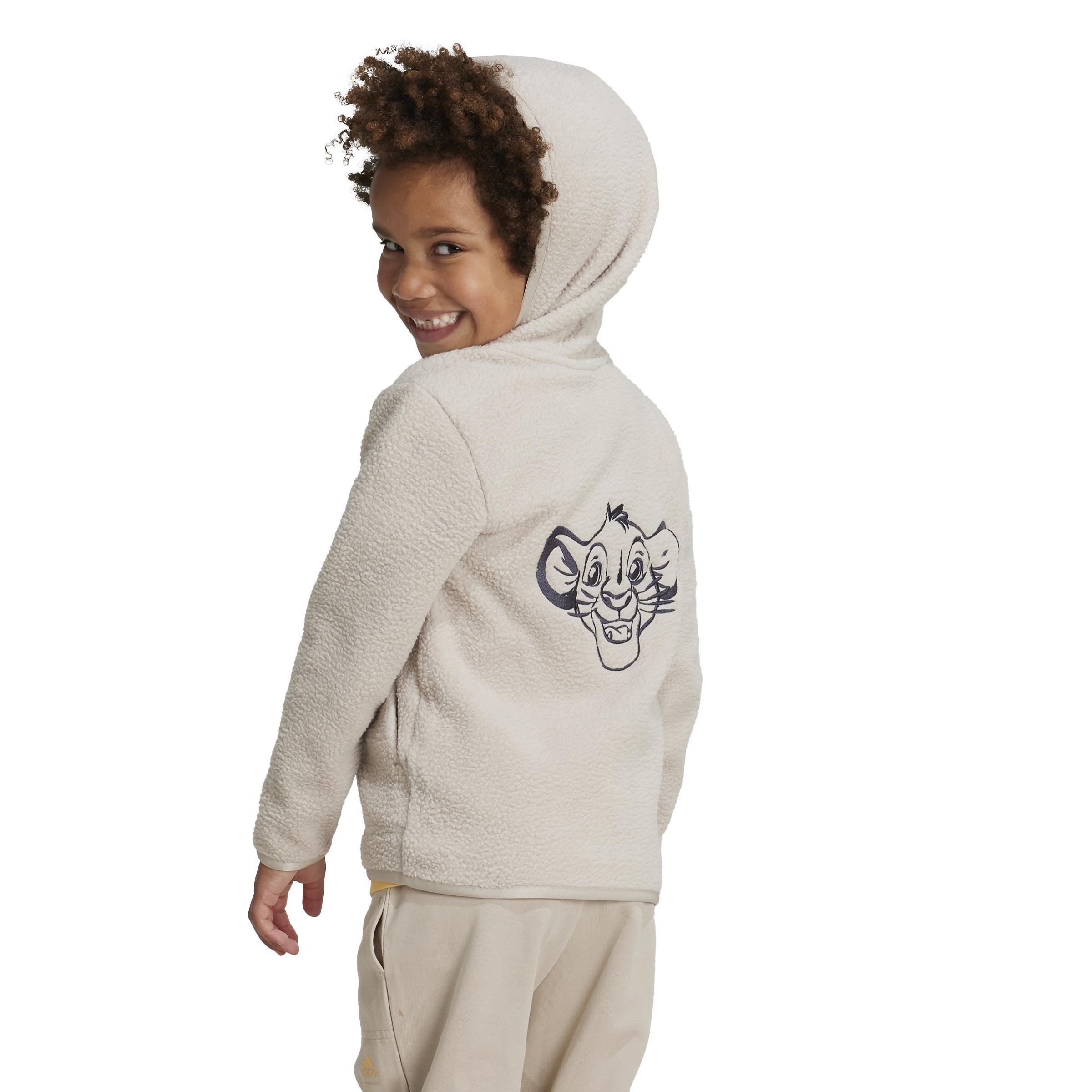 Unisex Kids adidas Disney Lion King Track Top, Beige, A901_ONE, large image number 3