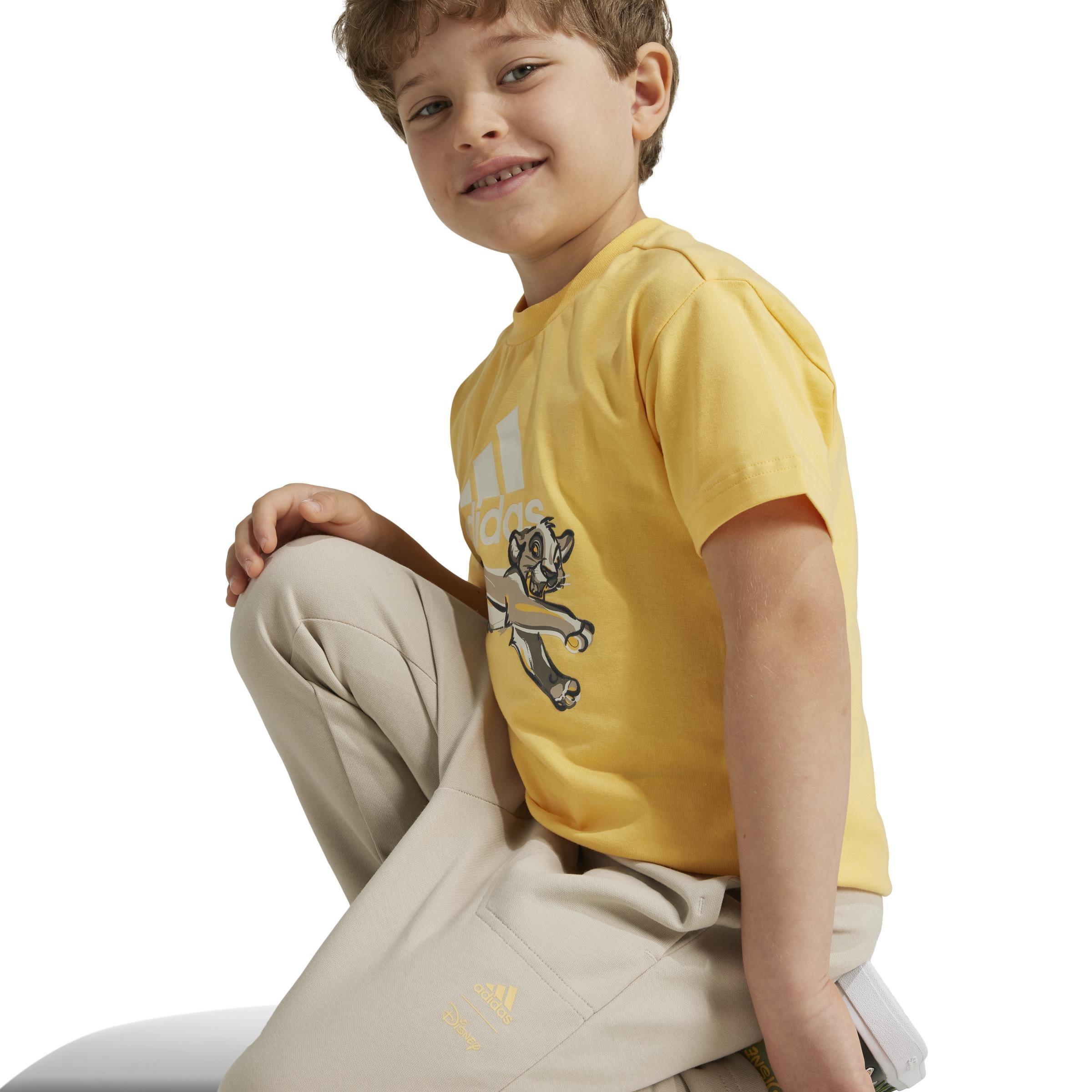 Unisex Kids Disney Lion King Joggers, Beige, A901_ONE, large image number 3