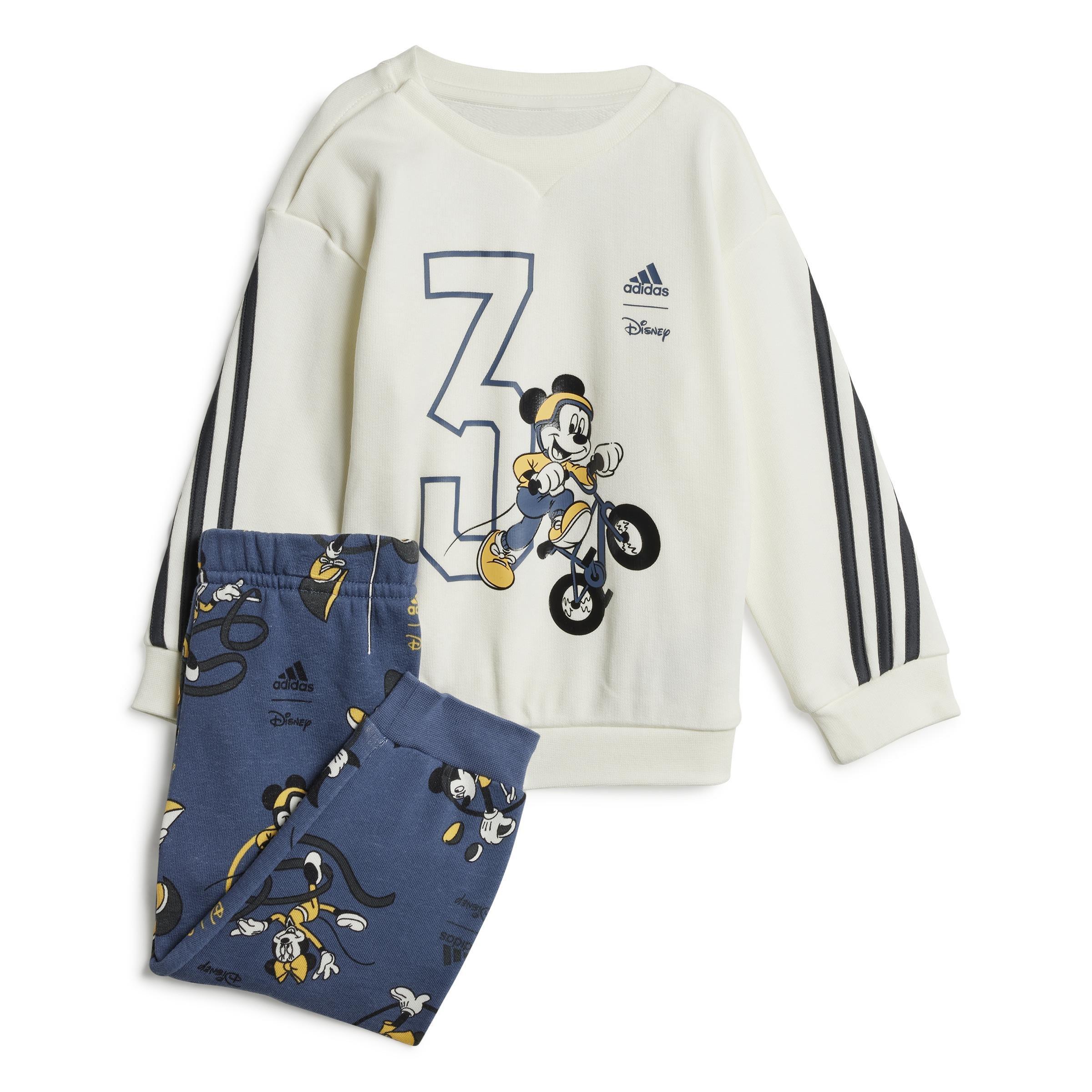 Unisex Kids Disney Mickey Mouse Joggers, White, , large image number 0